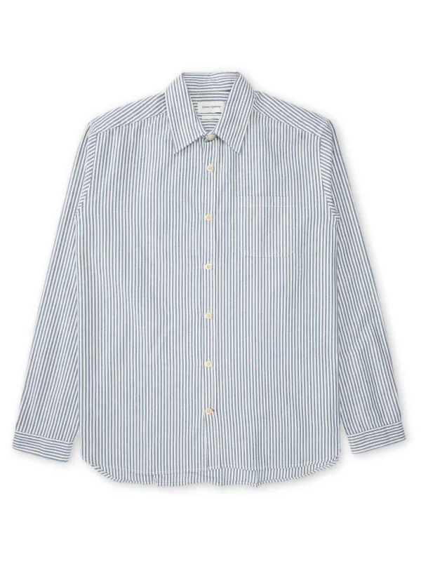 New York Special Shirt Brimham Blue sold by Oliver Spencer
