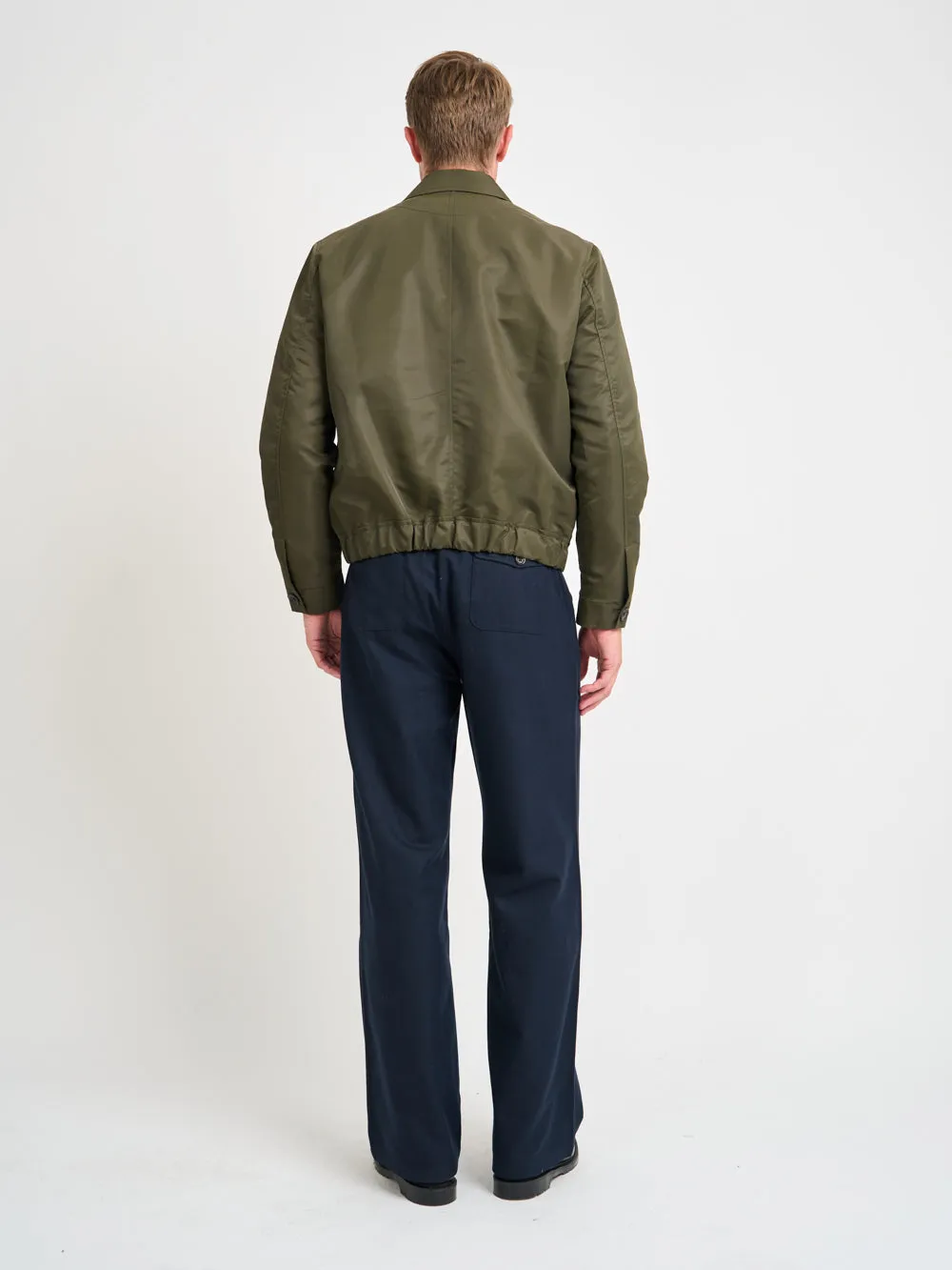 Arlington Bomber Jacket Foster Green sold by Oliver Spencer product image thumbnail 3