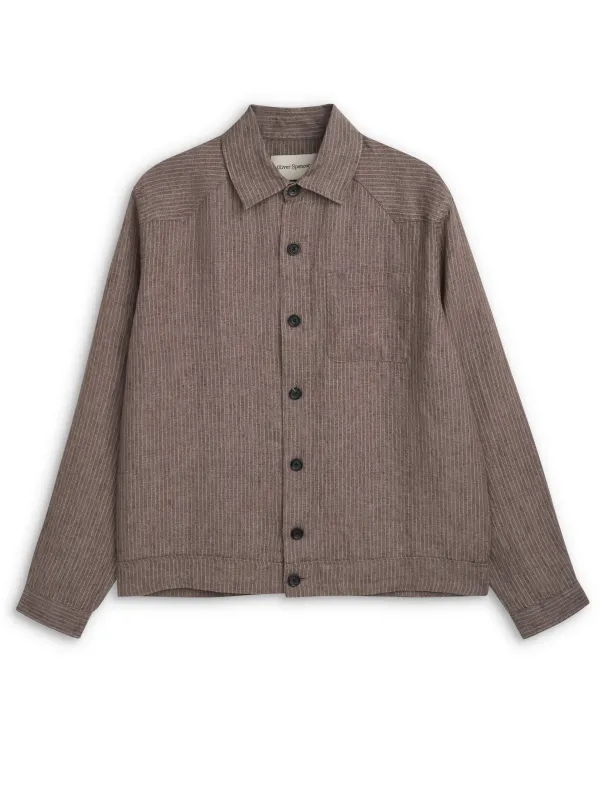 Witley Jacket Wilkins Brown/Pink sold by Oliver Spencer