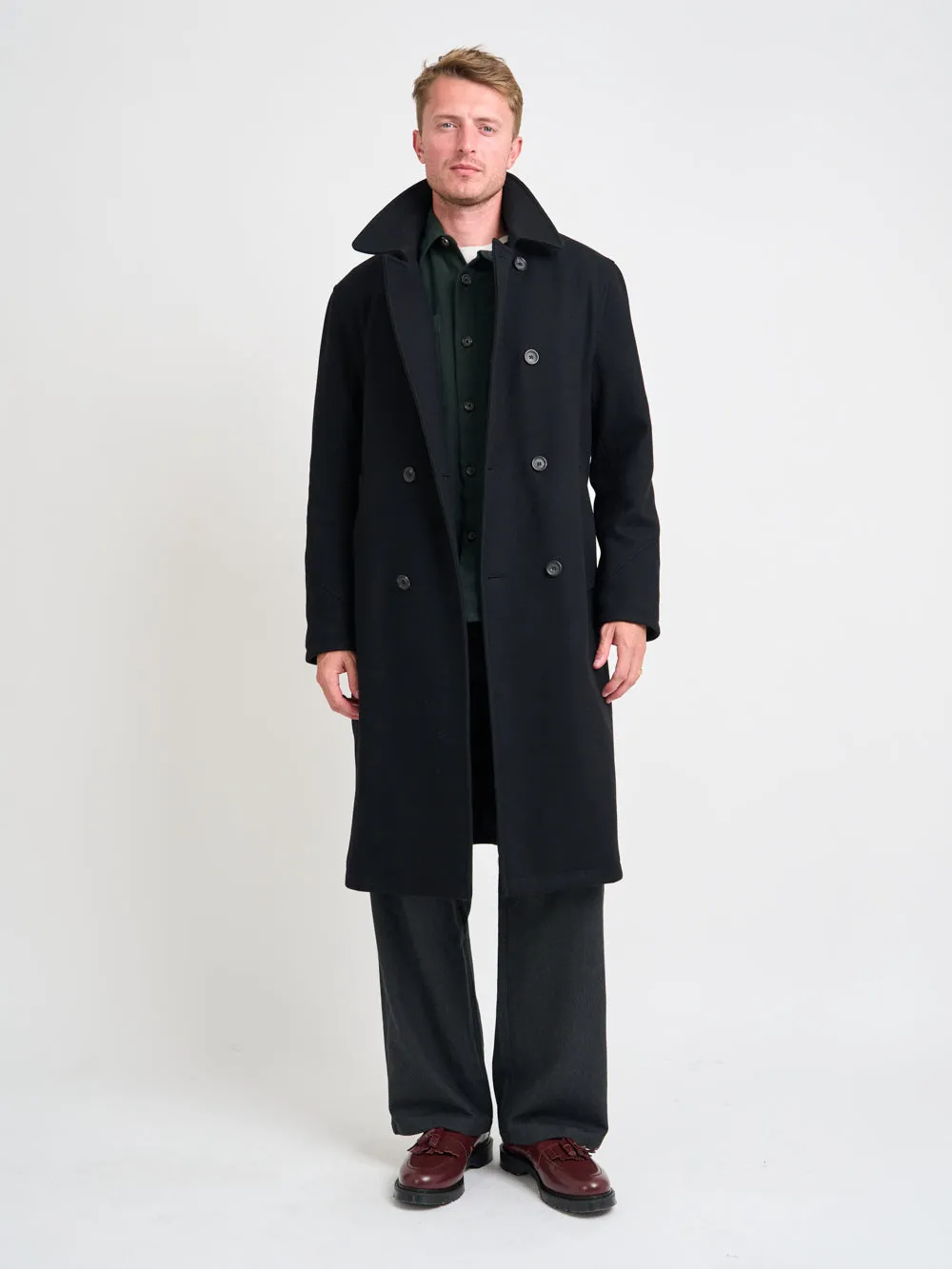 Big Coat Mosedale Black sold by Oliver Spencer product image thumbnail 2