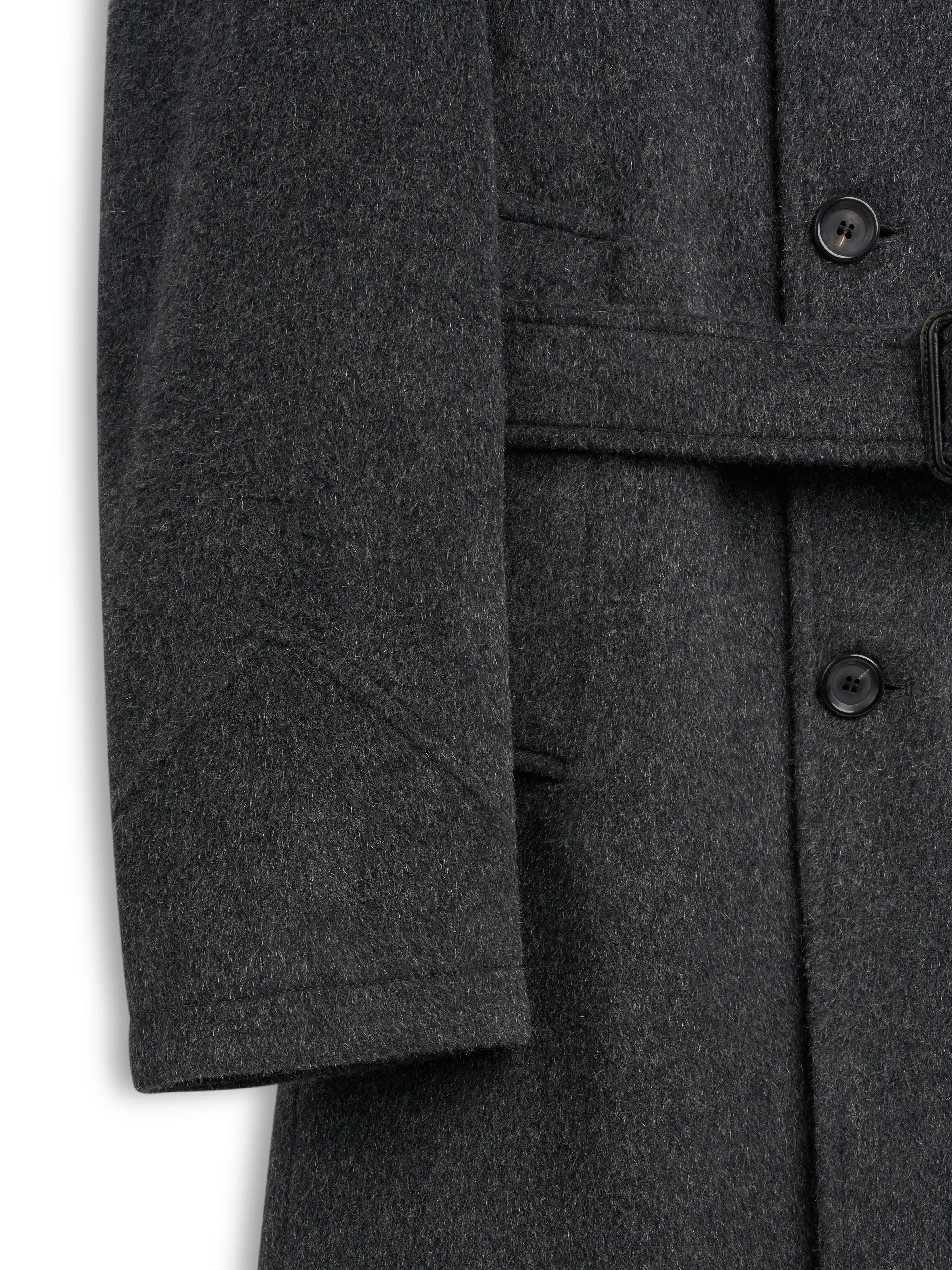 Big Coat Regent Charcoal sold by Oliver Spencer product image thumbnail 3