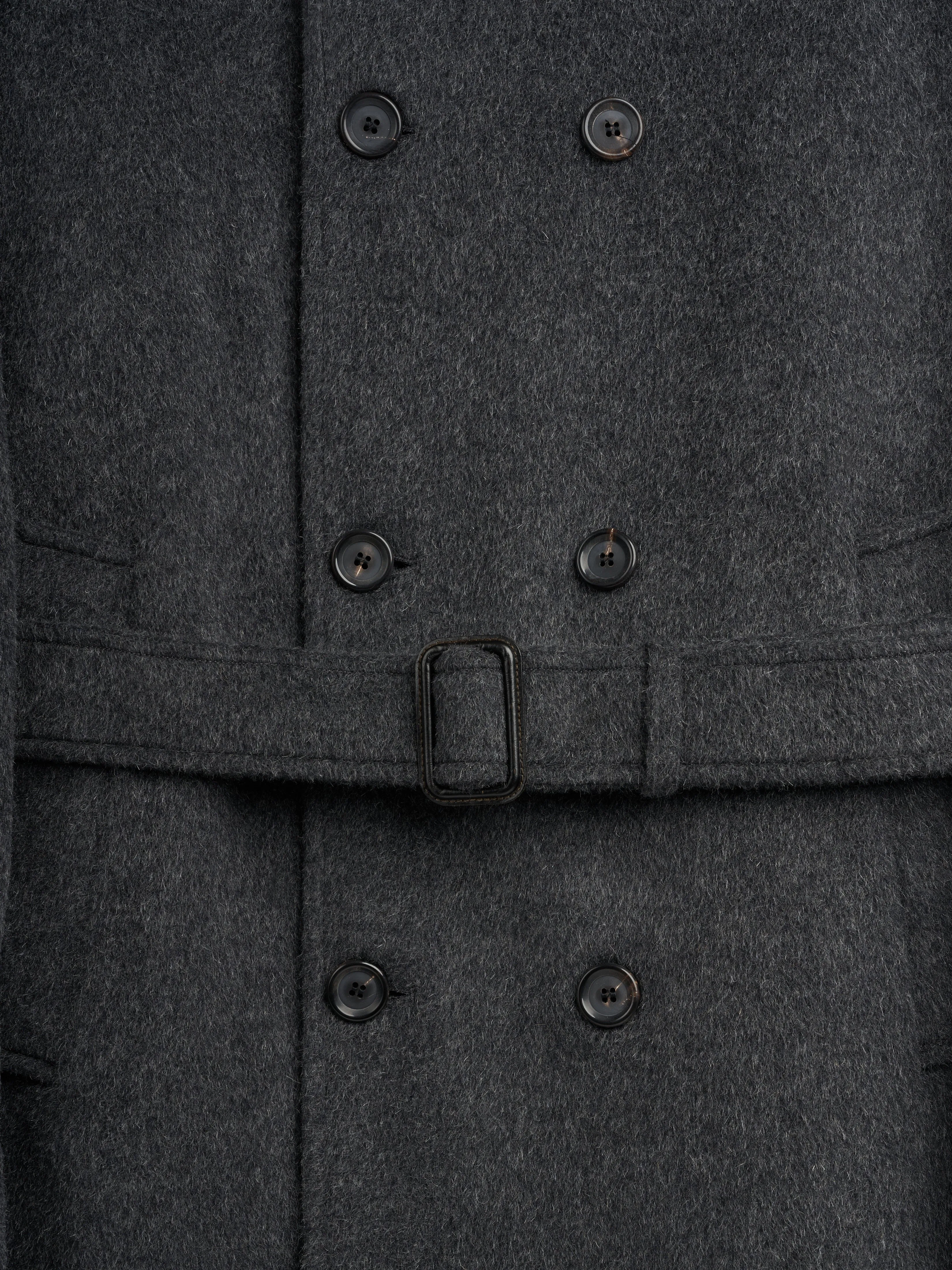 Big Coat Regent Charcoal sold by Oliver Spencer product image thumbnail 4
