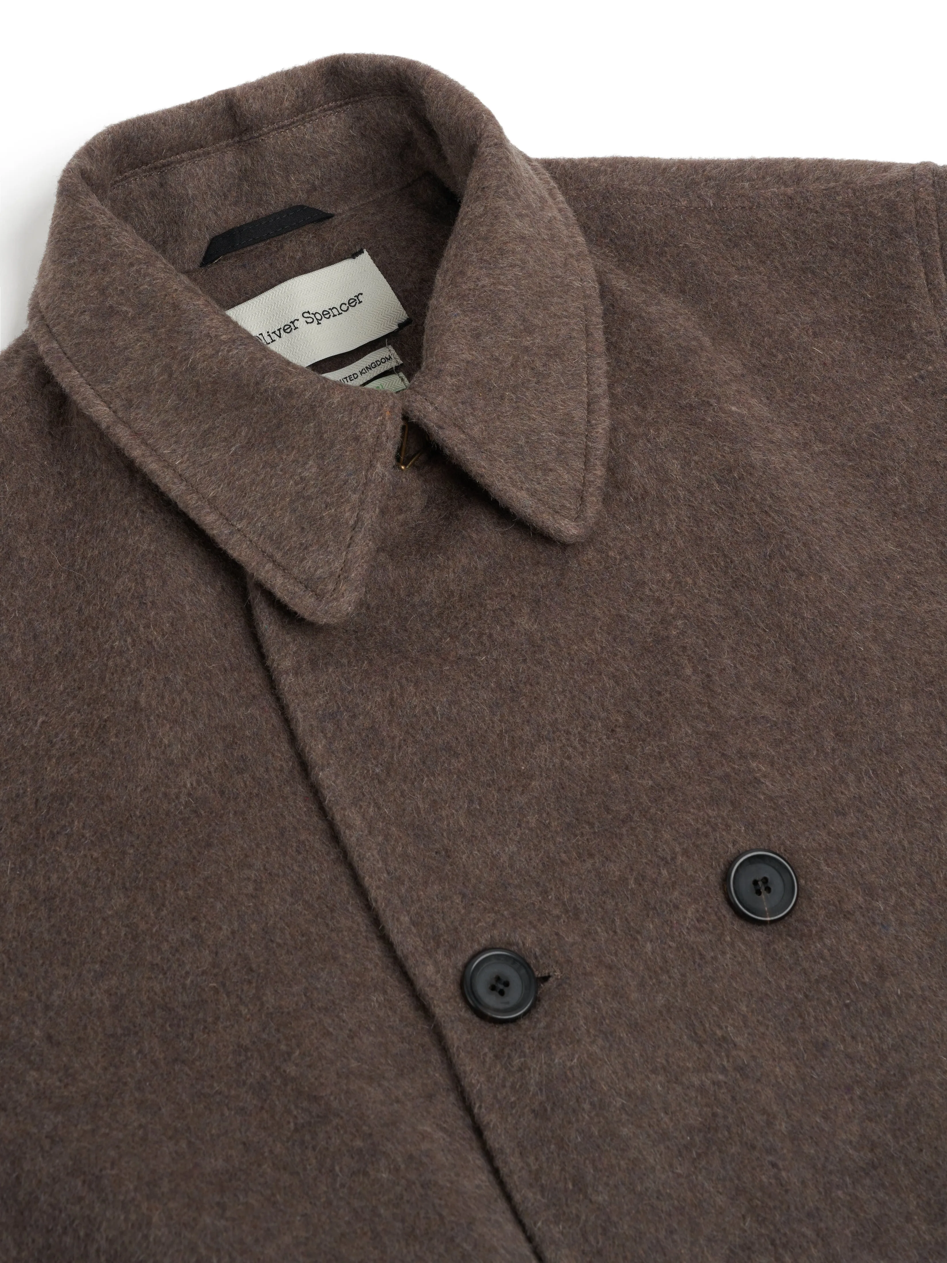 Big Coat Regent Taupe sold by Oliver Spencer product image thumbnail 2