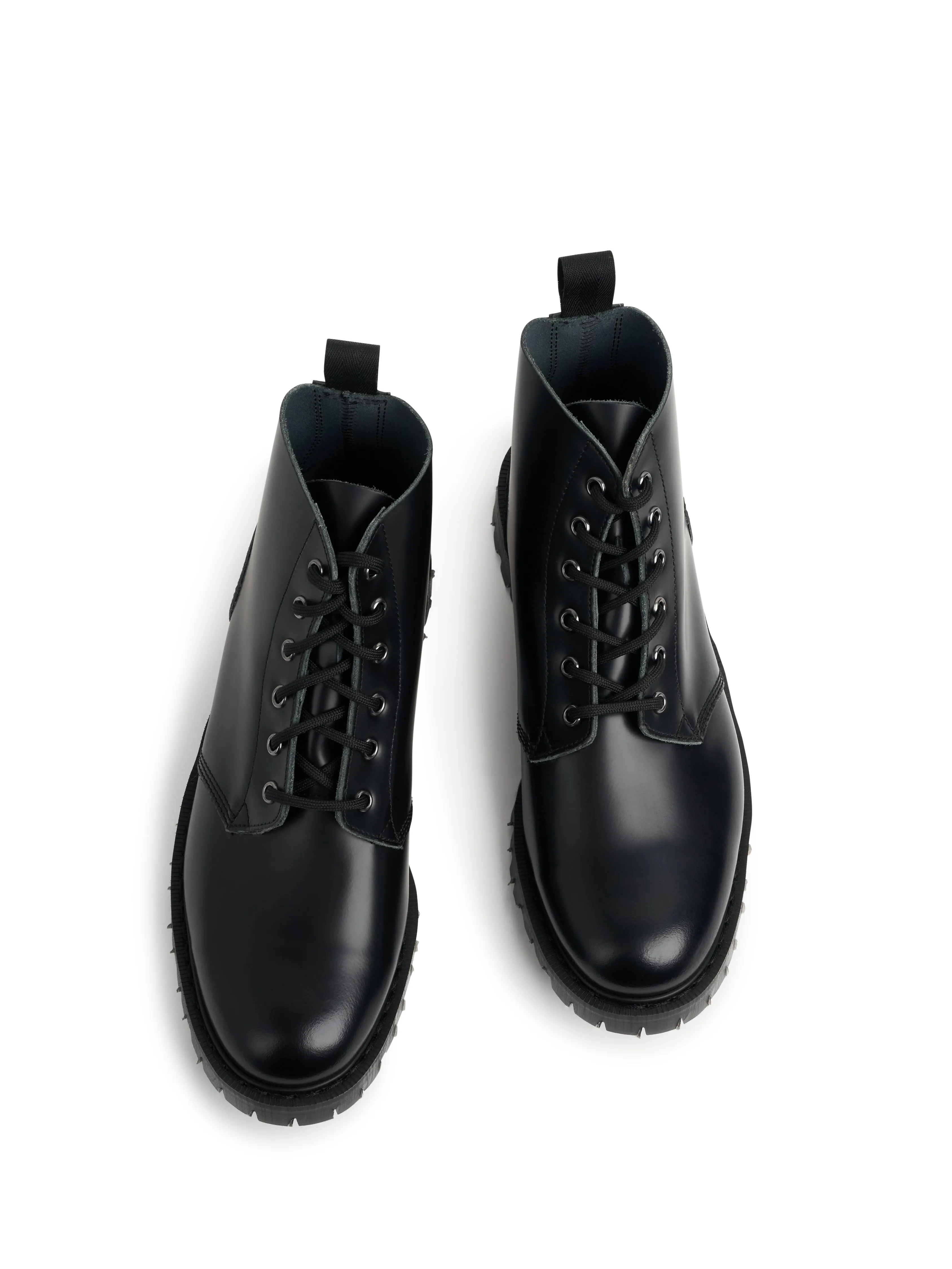 Solovair x Oliver Spencer Black Hi Shine Leather Astronaut Boot sold by Oliver Spencer product image thumbnail 3