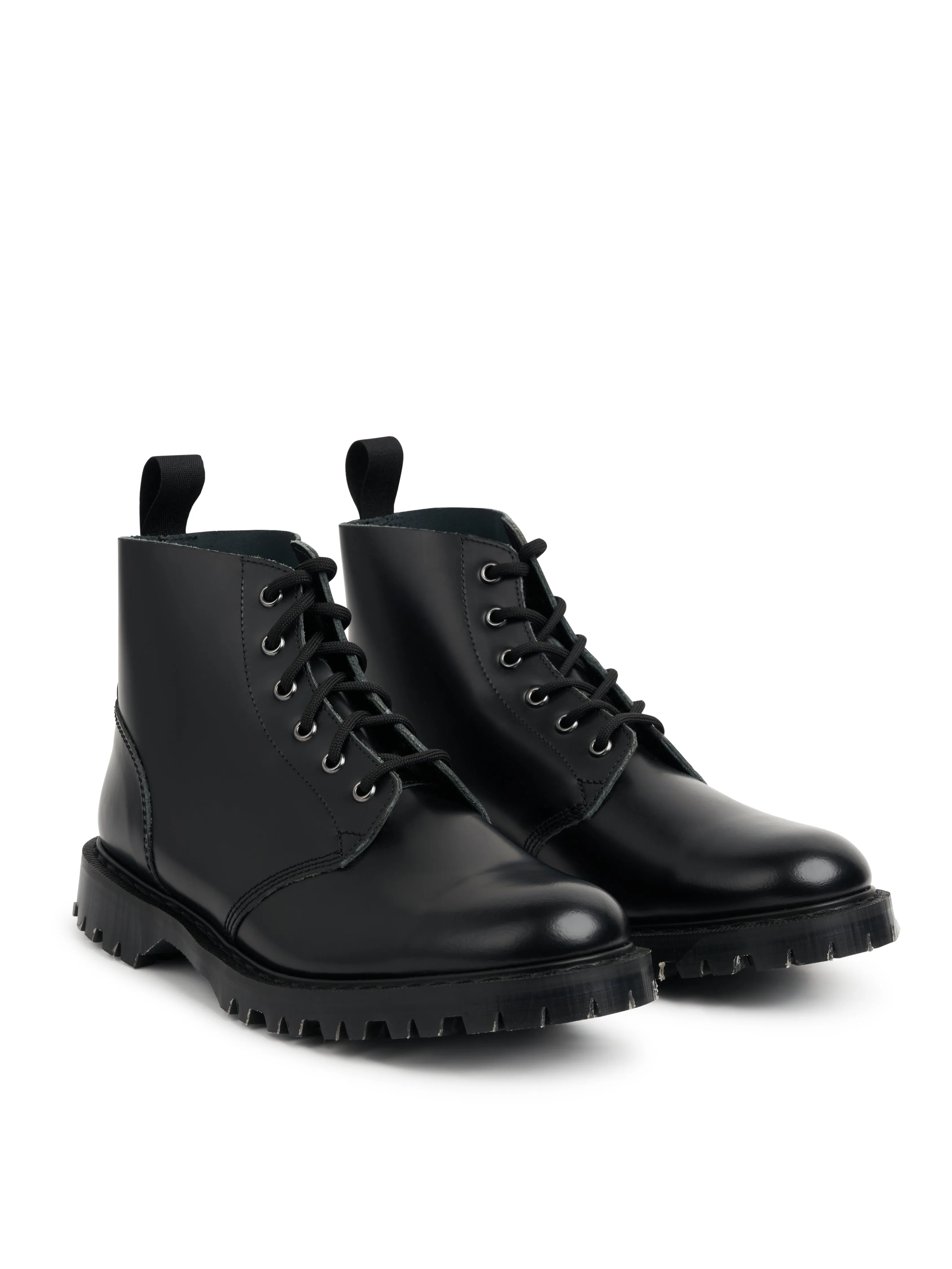 Solovair x Oliver Spencer Black Hi Shine Leather Astronaut Boot sold by Oliver Spencer product image thumbnail 2
