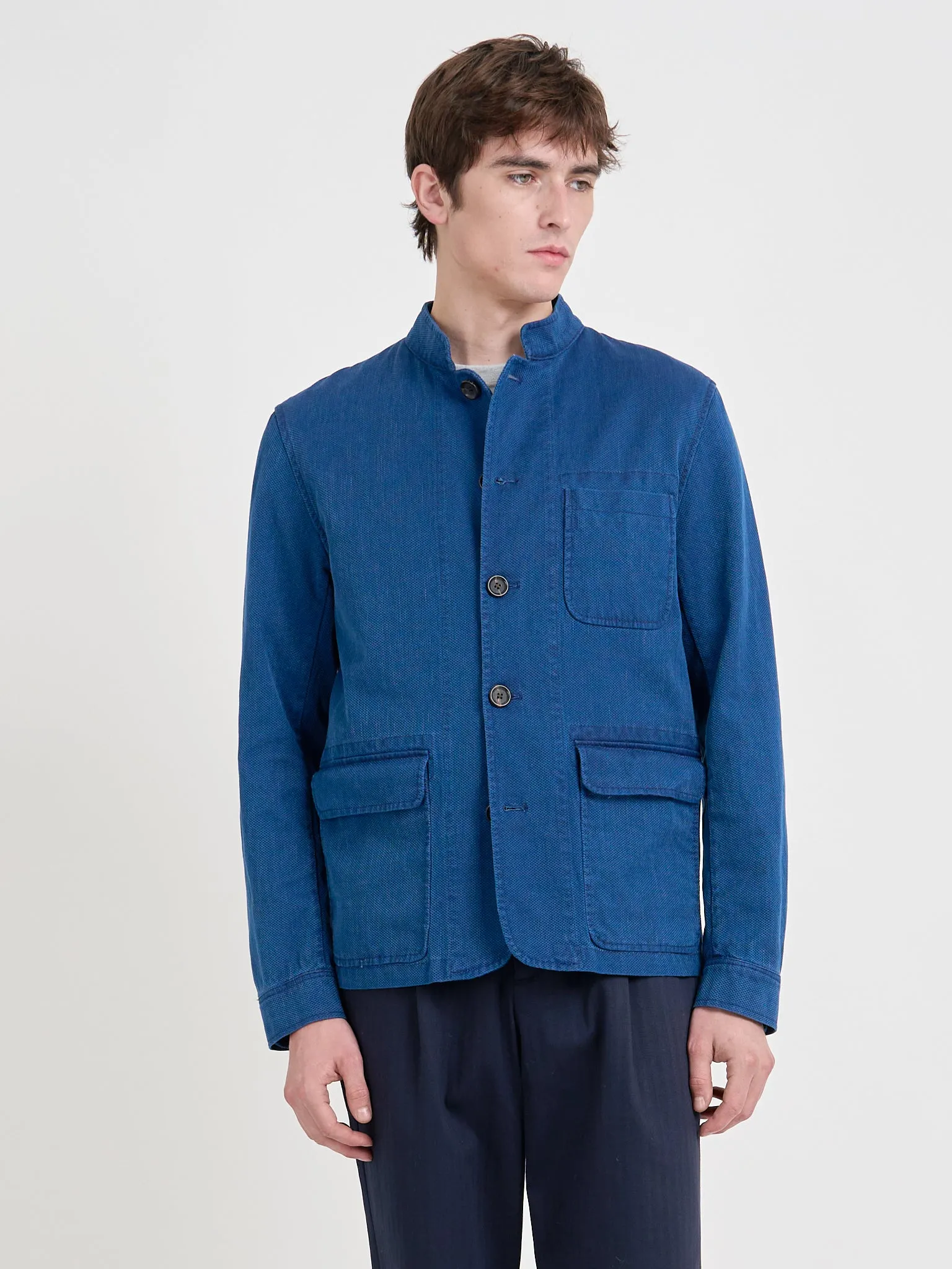 Coram Jacket Nixon Indigo Blue sold by Oliver Spencer