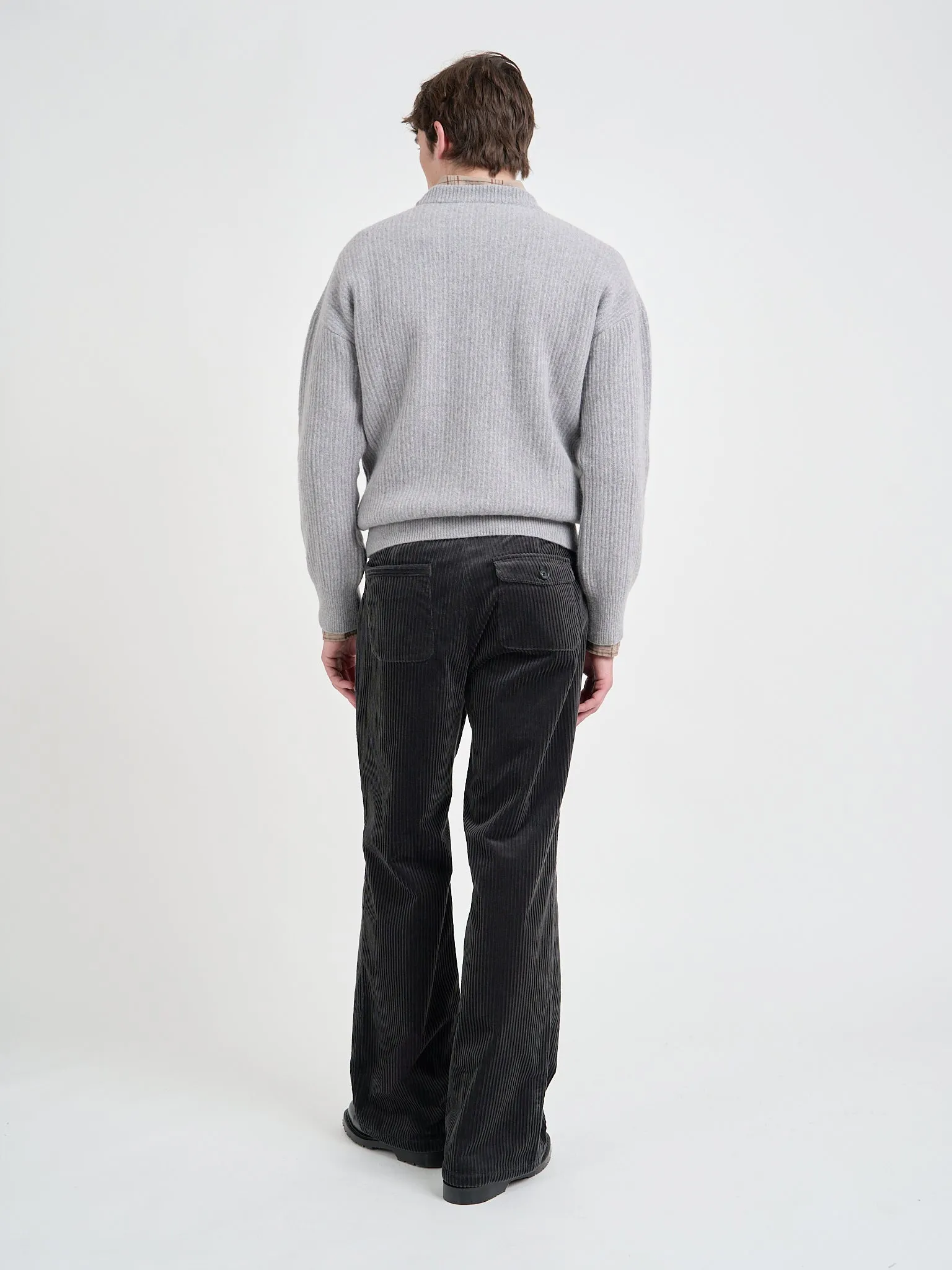 Burley Jumper Overton Grey sold by Oliver Spencer product image thumbnail 5