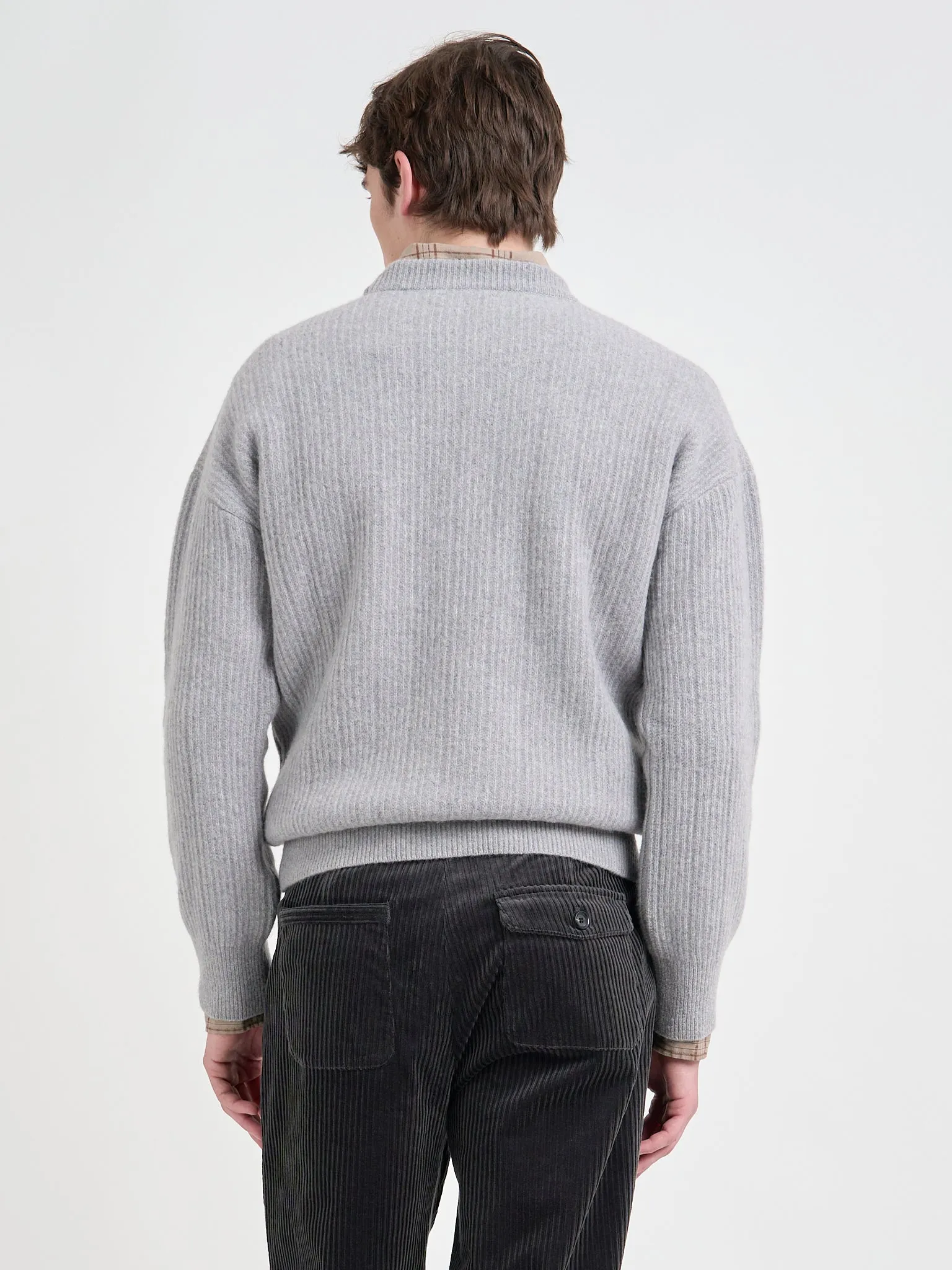 Burley Jumper Overton Grey sold by Oliver Spencer product image thumbnail 2