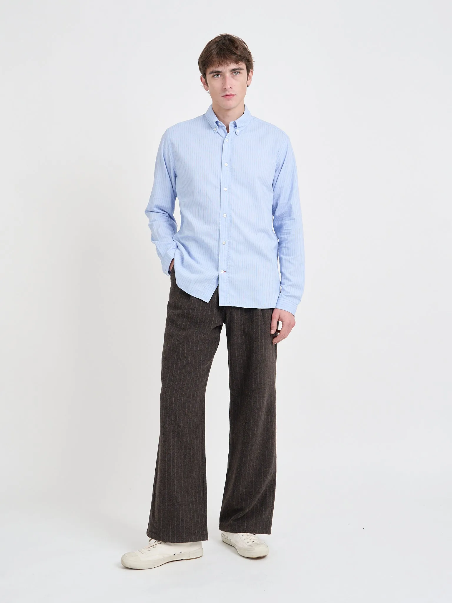 Brook Shirt Faber Blue sold by Oliver Spencer product image thumbnail 2