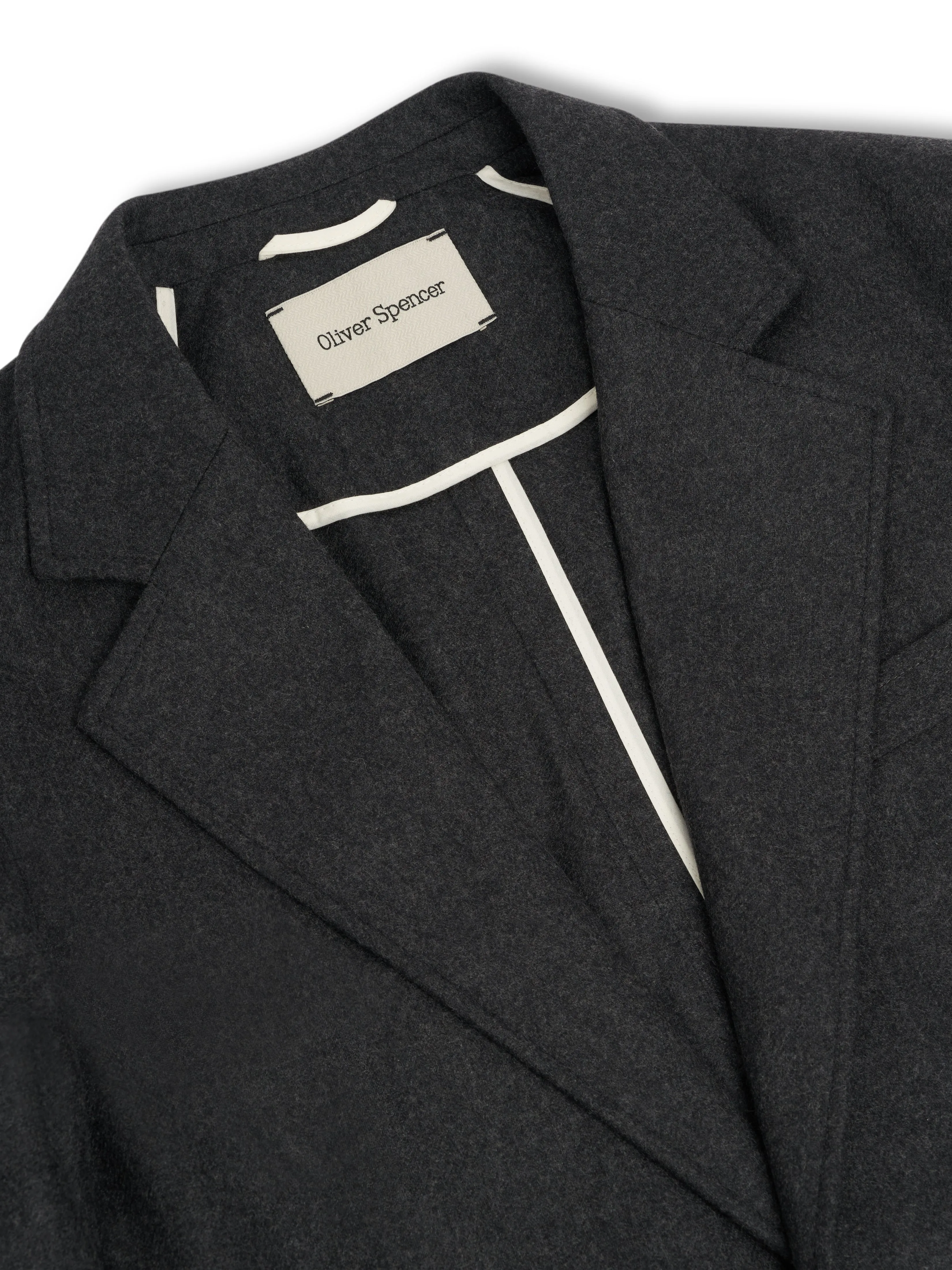 Westbury Jacket Richards Charcoal sold by Oliver Spencer product image thumbnail 4