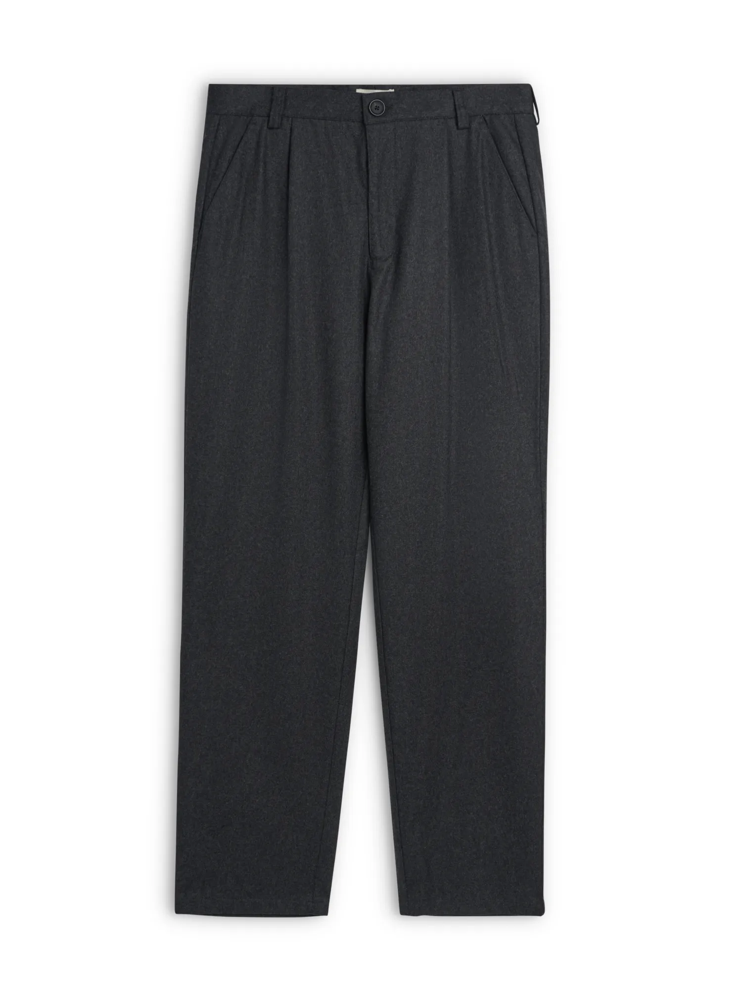 Morton Pleated Trousers Richards Charcoal sold by Oliver Spencer