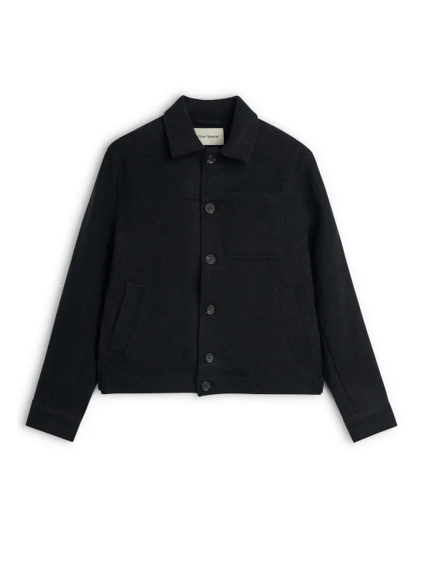 Buffalo Jacket Doherty Black sold by Oliver Spencer