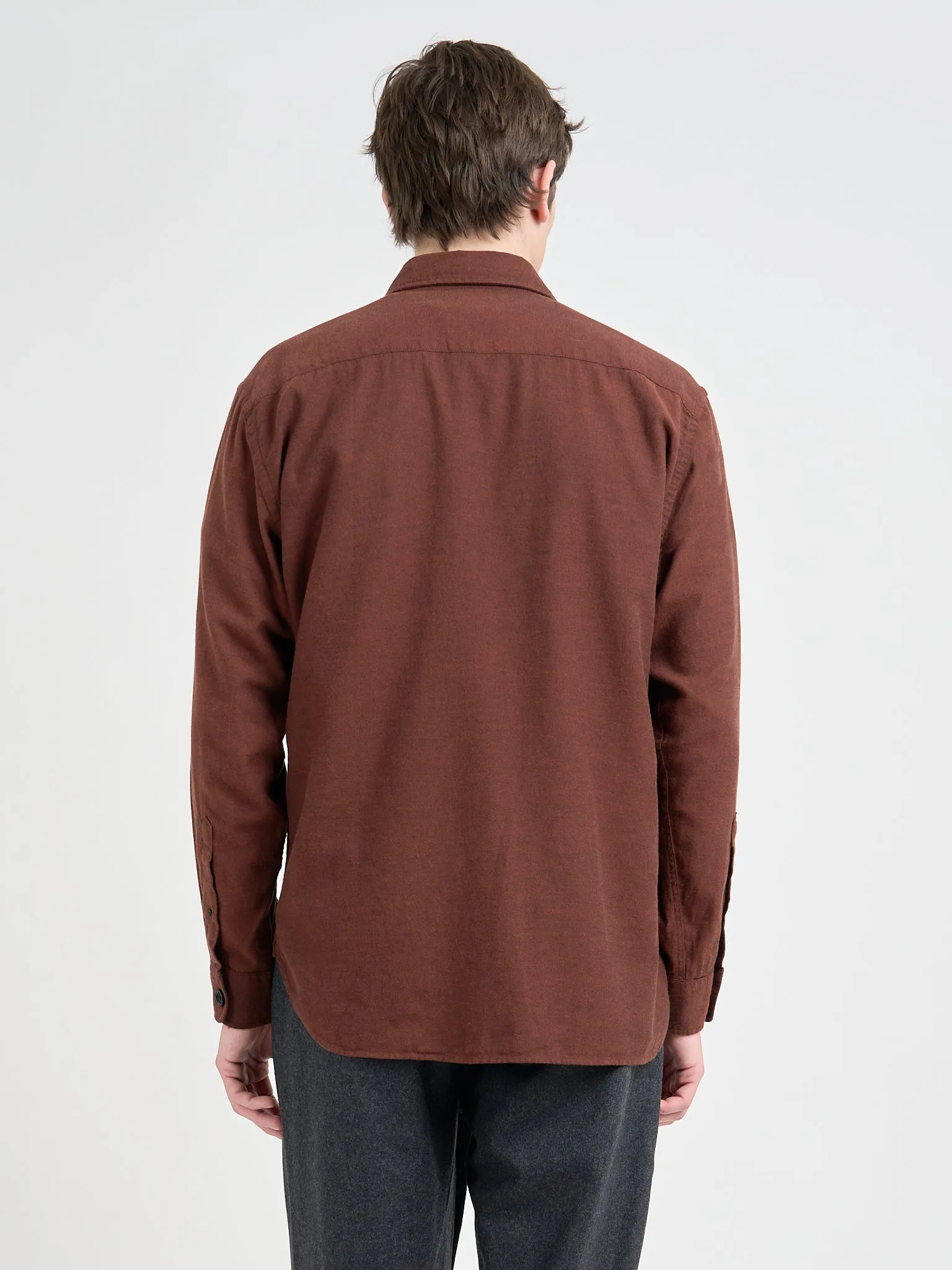 Penryn Overshirt Banfield Rust sold by Oliver Spencer product image thumbnail 2