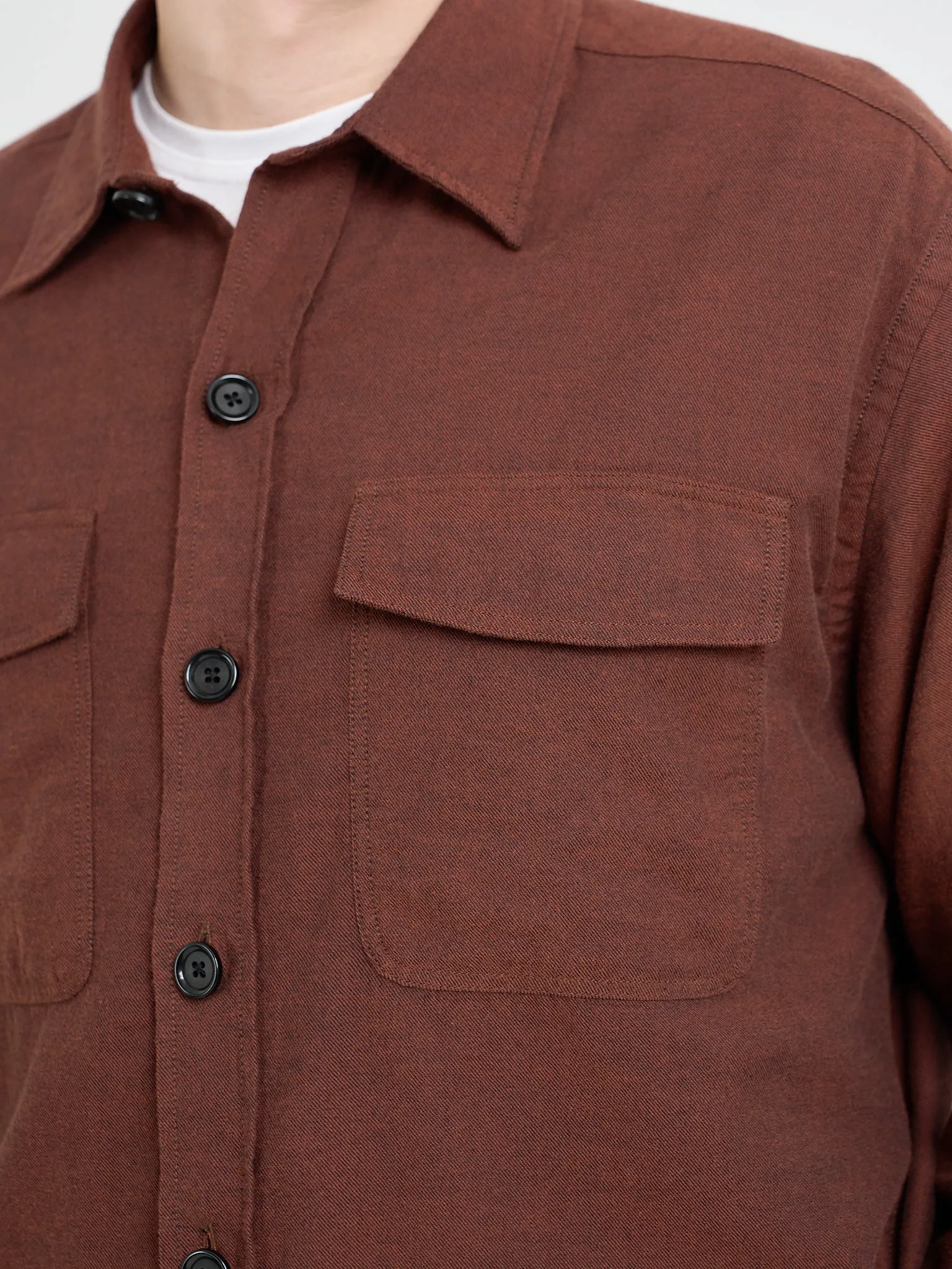 Penryn Overshirt Banfield Rust sold by Oliver Spencer product image thumbnail 3