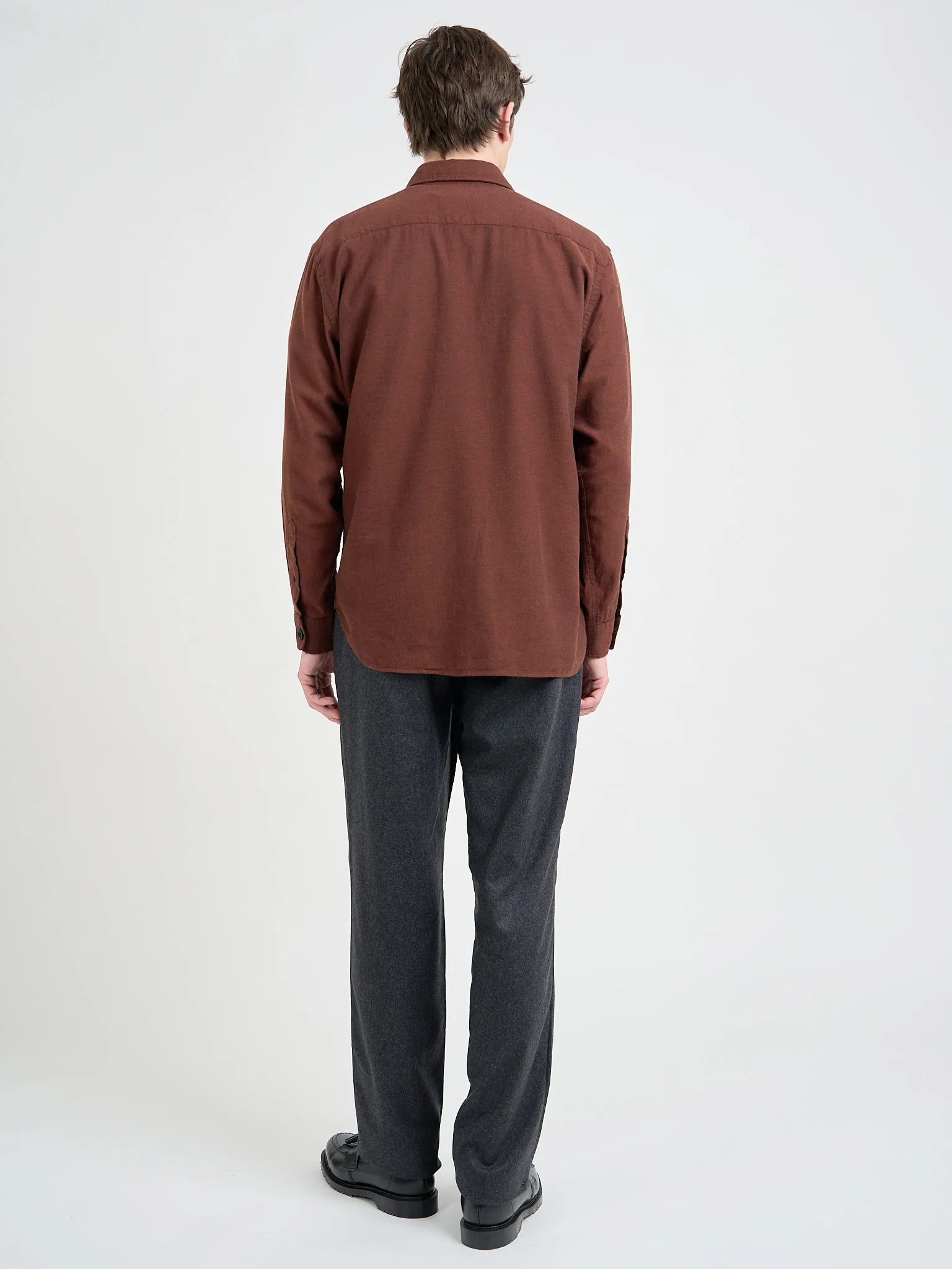 Penryn Overshirt Banfield Rust sold by Oliver Spencer product image thumbnail 5