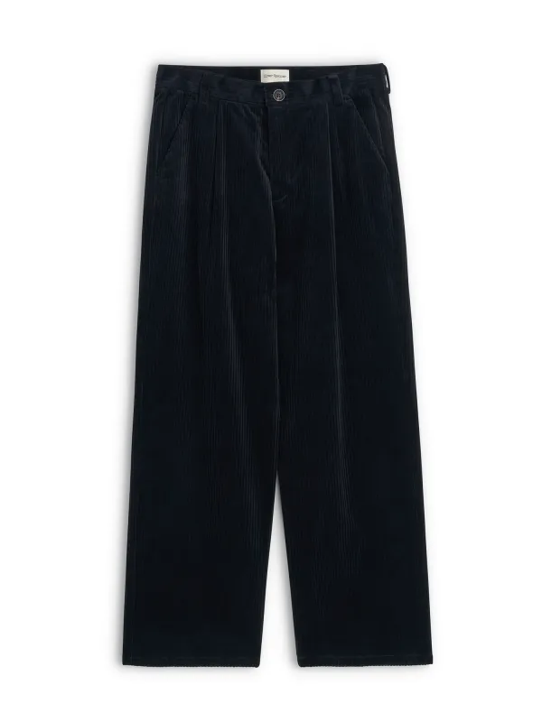 Orsman Trousers Deakin Cord Midnight sold by Oliver Spencer