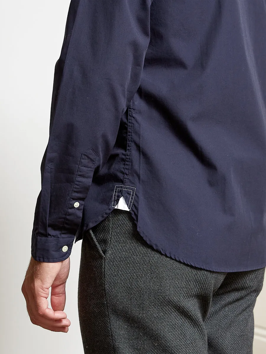 Eton Collar Shirt Abbott Navy sold by Oliver Spencer product image thumbnail 5