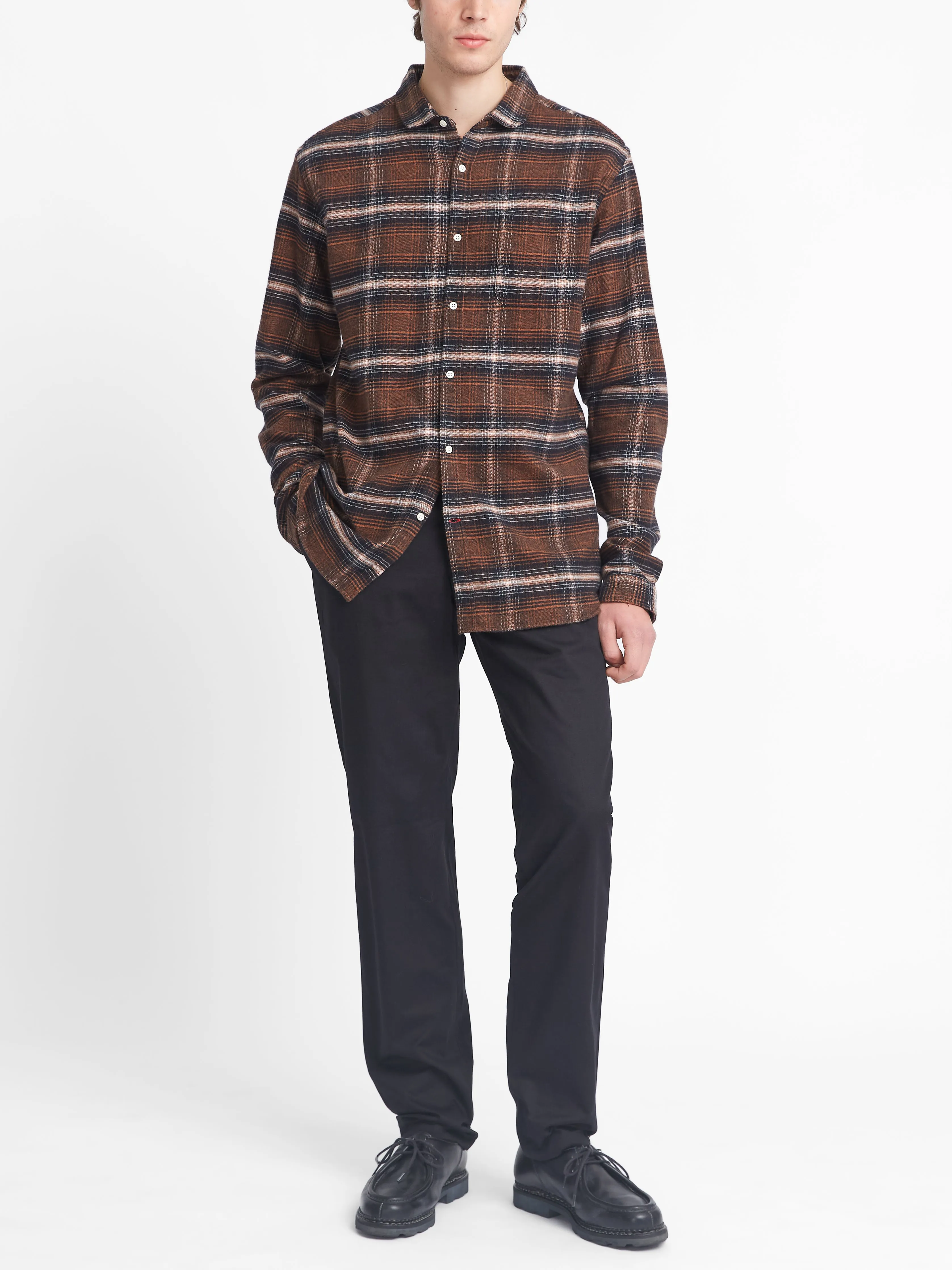 Eton Collar Shirt Schmidt Rust sold by Oliver Spencer product image thumbnail 3