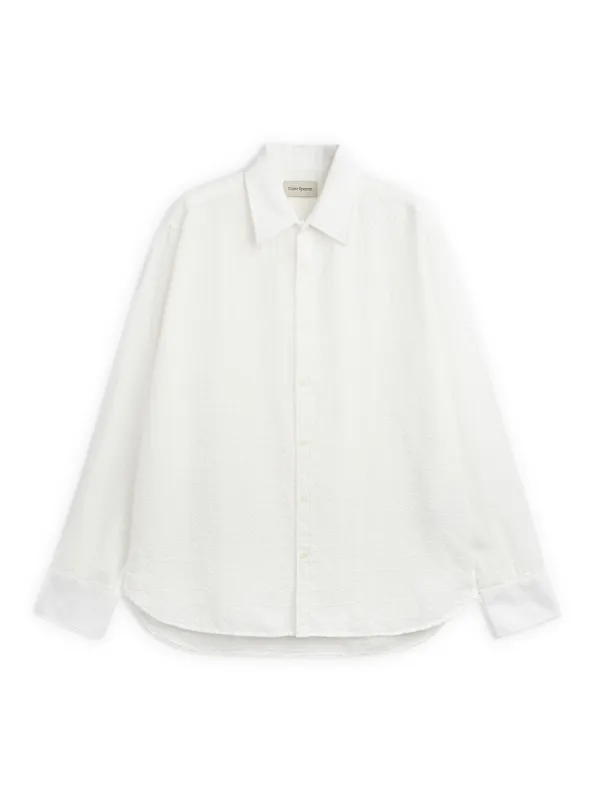 Conduit Classic Shirt Mayhew White sold by Oliver Spencer