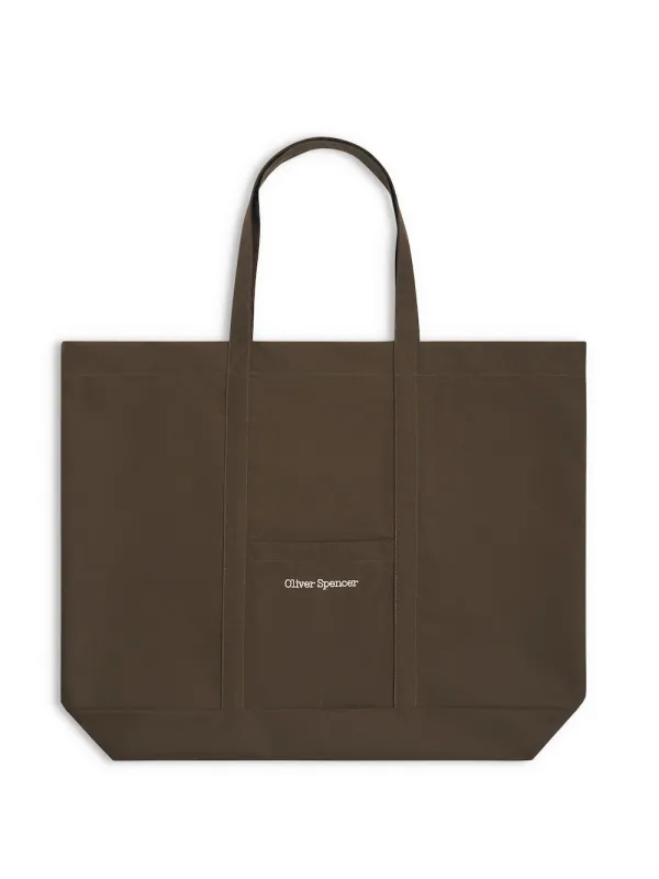 Weekend Tote Bag Wentworth Dark Olive sold by Oliver Spencer