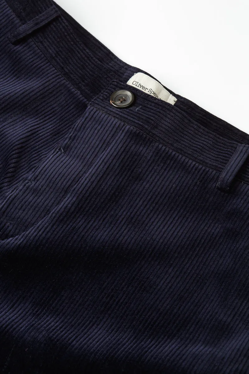Judo Trousers Kingsley Cord Navy sold by Oliver Spencer product image thumbnail 2