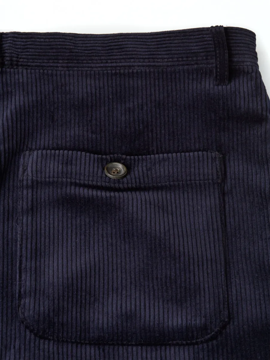 Judo Trousers Kingsley Cord Navy sold by Oliver Spencer product image thumbnail 4