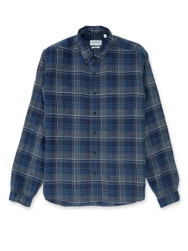 Brook Shirt Heckfield Indigo made by Oliver Spencer