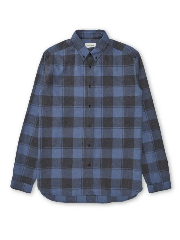 Brook Shirt Griffin Blue made by Oliver Spencer