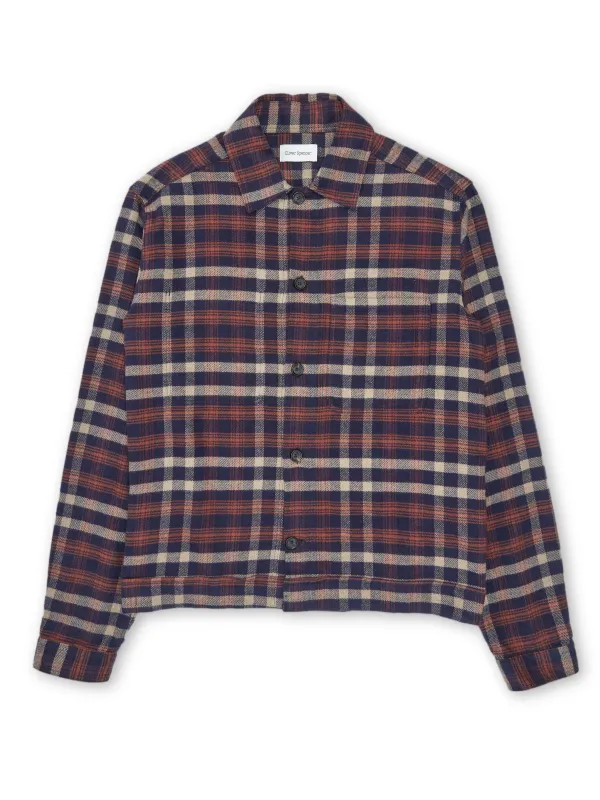 Milford Jacket Becker Navy/Beige sold by Oliver Spencer