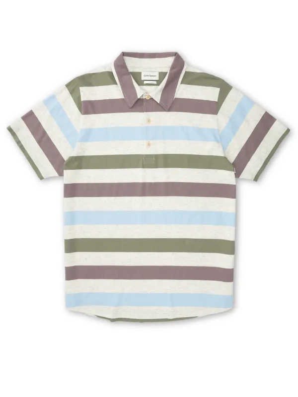 Tabley Polo Shirt Tawford Multi made by Oliver Spencer