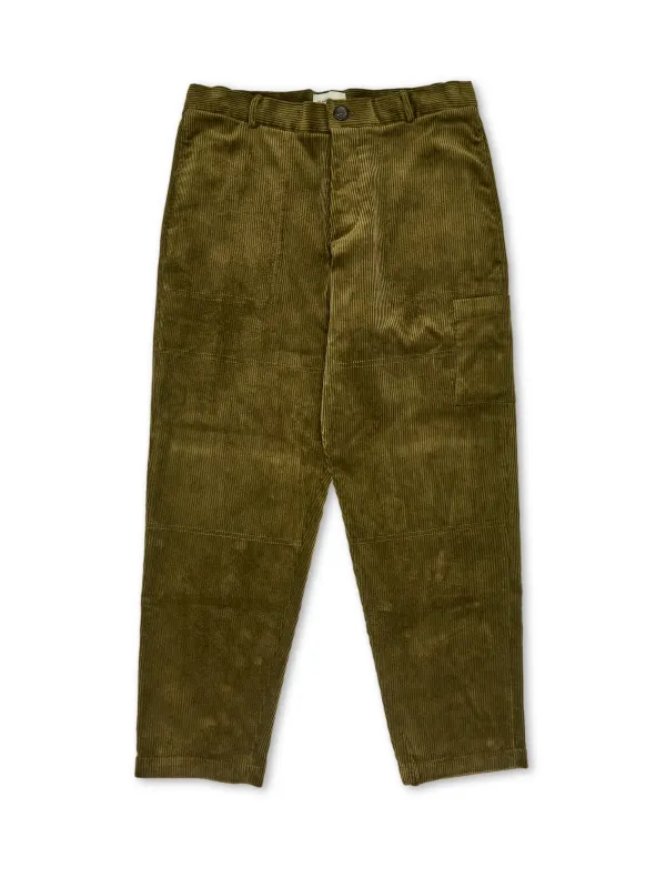 Judo Trousers Kingsley Cord Moss Green sold by Oliver Spencer