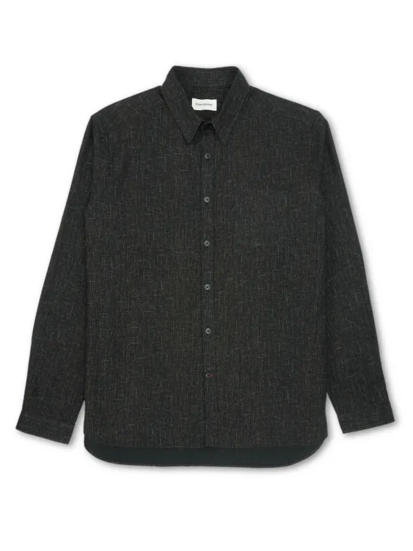 New York Special Shirt Elmsley Black made by Oliver Spencer