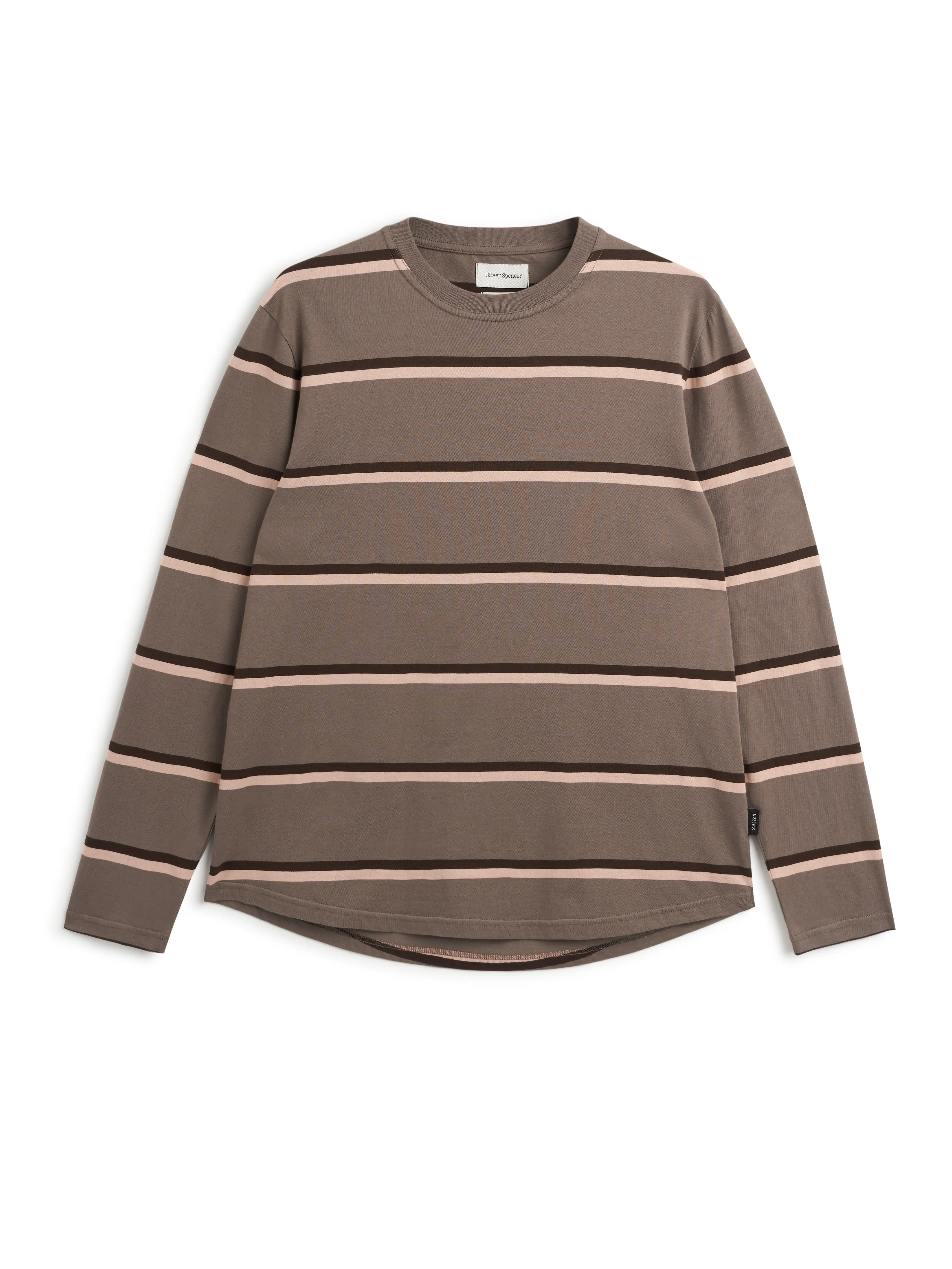Long Sleeve T-Shirt Bartley Mocha Brown sold by Oliver Spencer