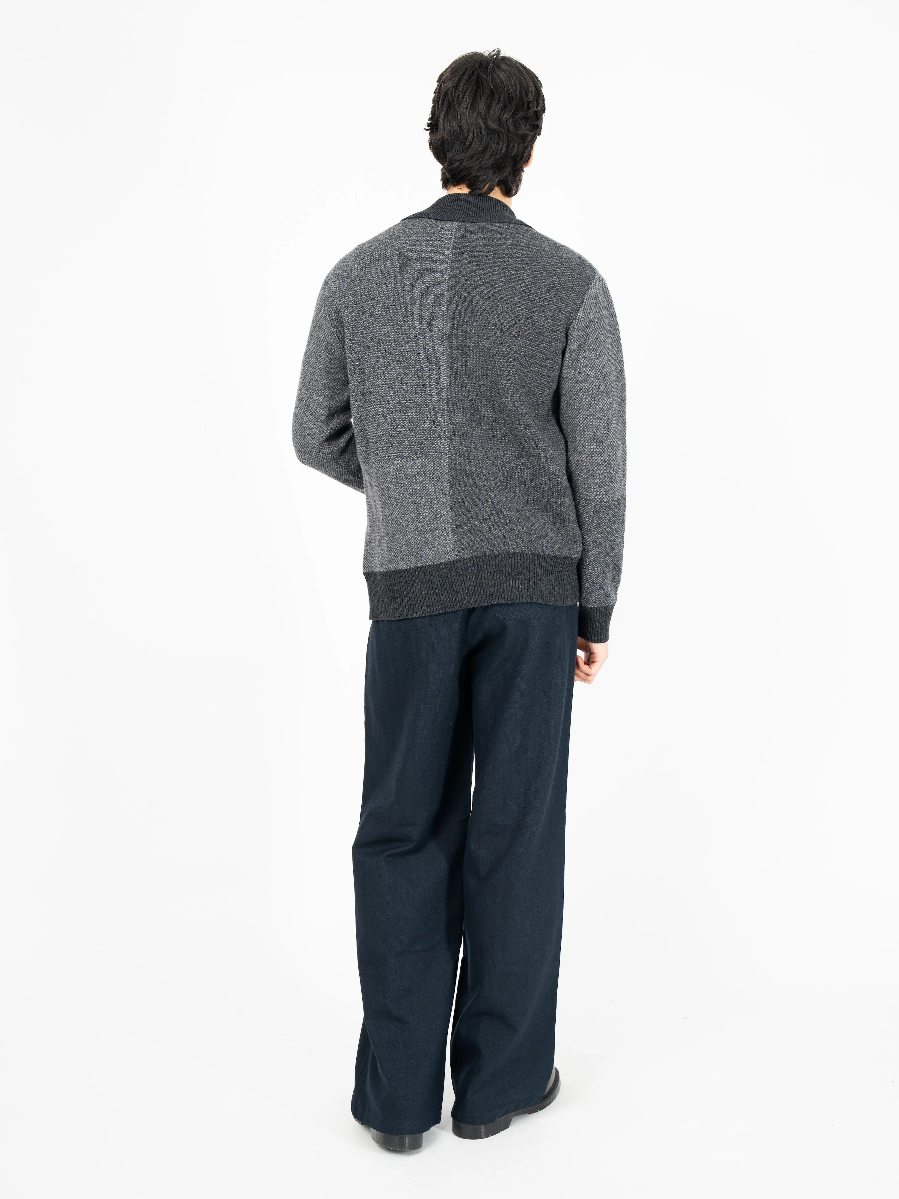 Britten Knitted Cardigan Delfino Grey sold by Oliver Spencer product image thumbnail 3