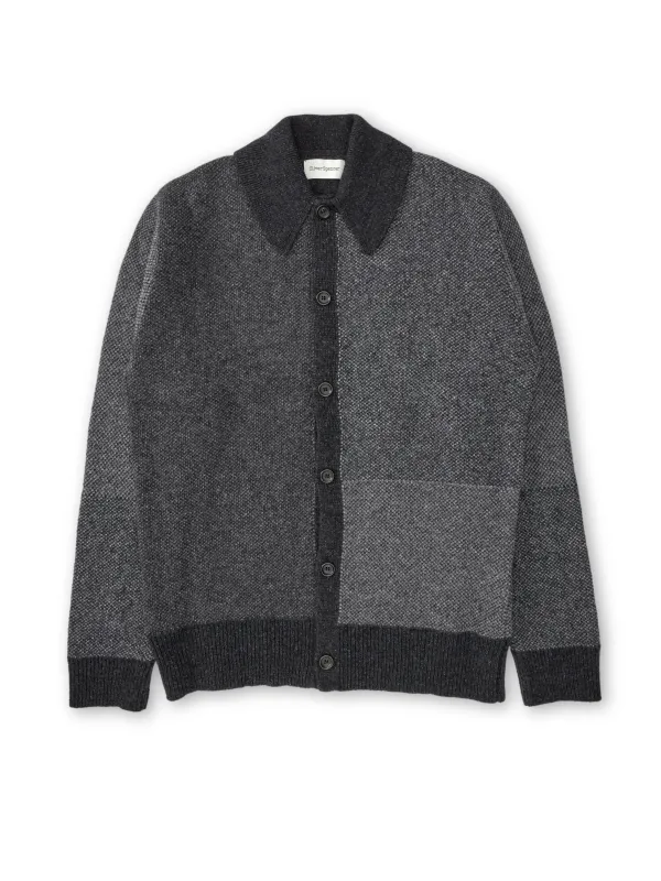 Britten Knitted Cardigan Delfino Grey sold by Oliver Spencer