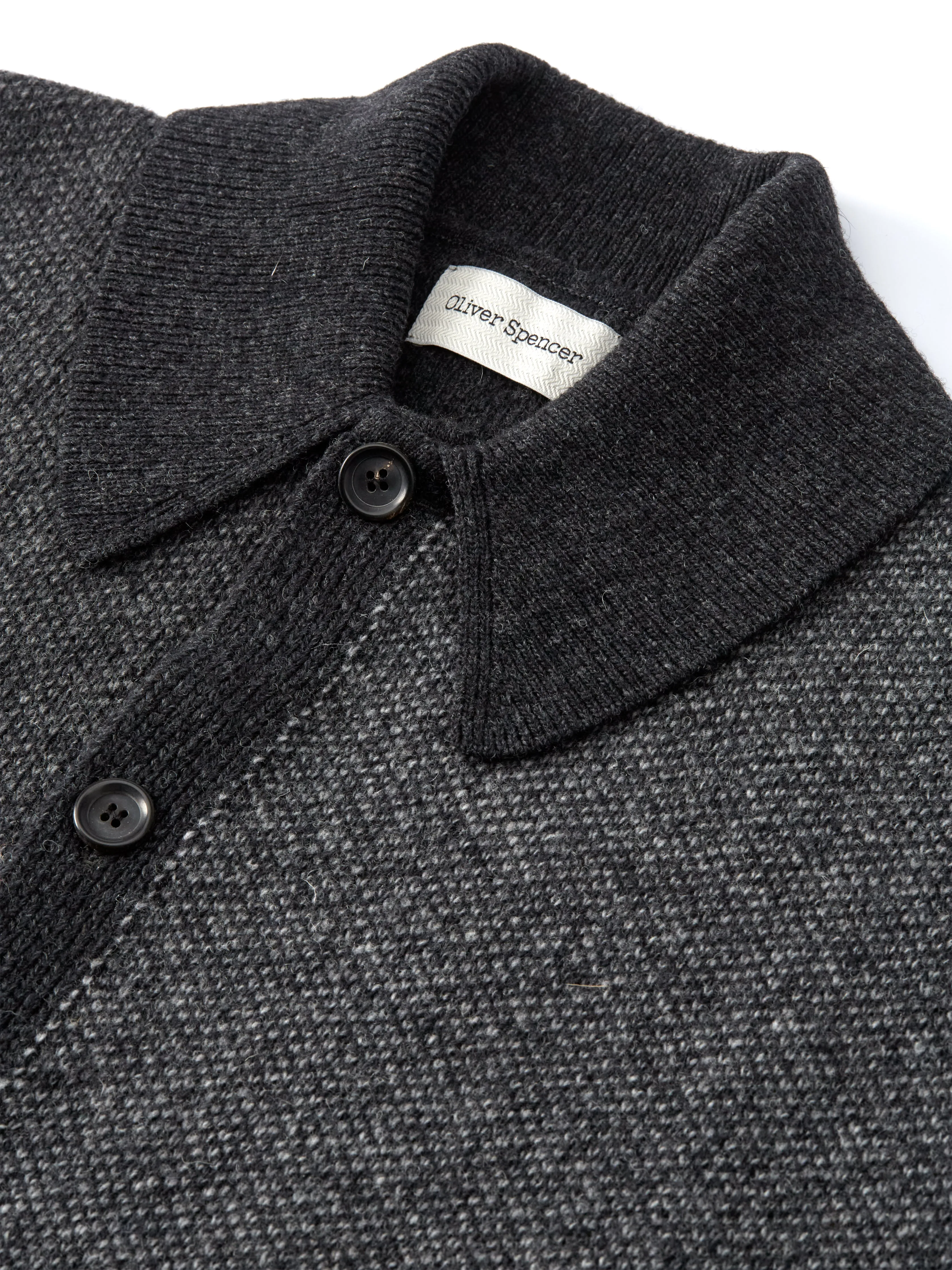 Britten Knitted Cardigan Delfino Grey sold by Oliver Spencer product image thumbnail 4