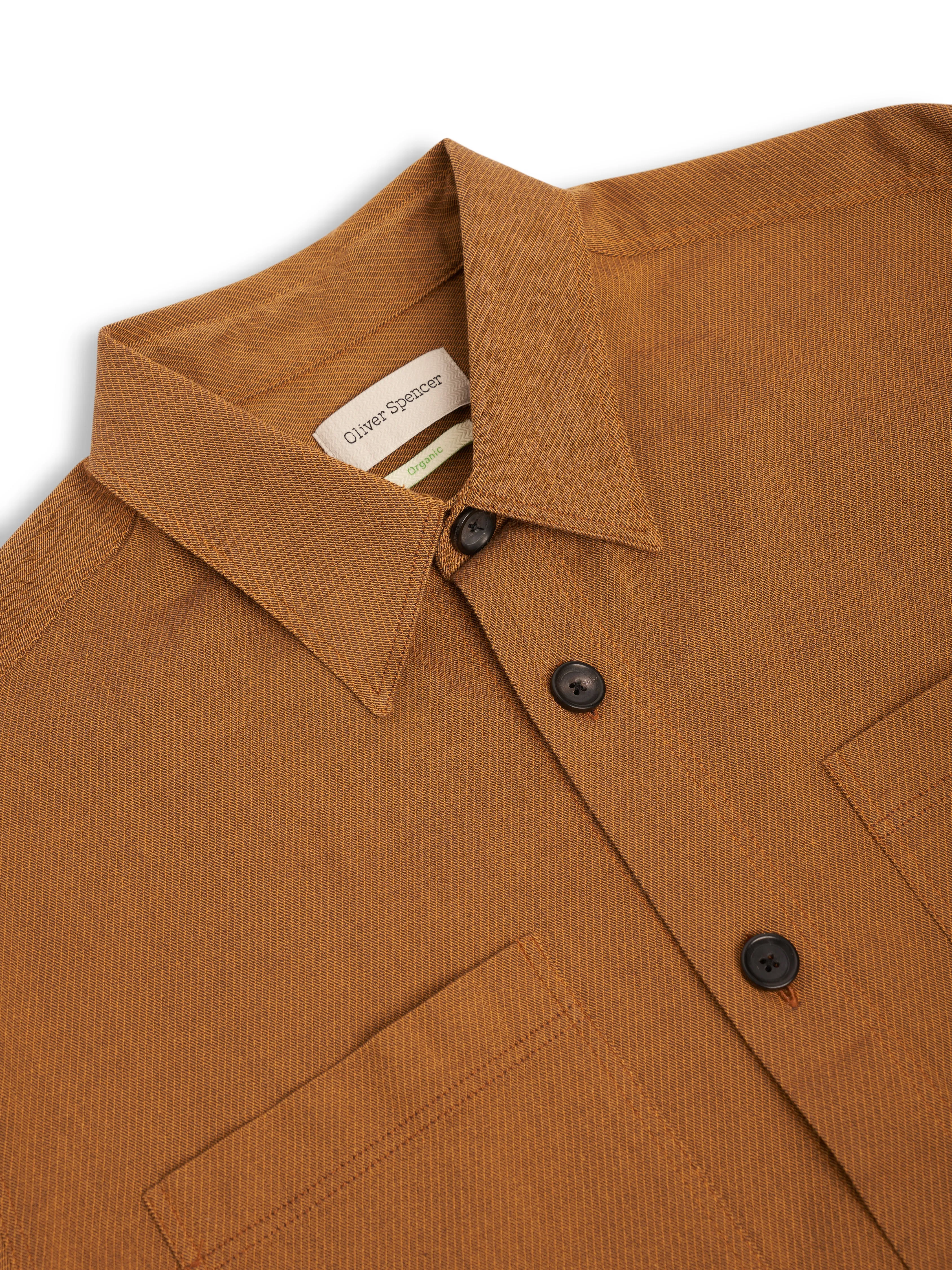 Treviscoe Shirt Bevan Ochre sold by Oliver Spencer product image thumbnail 2