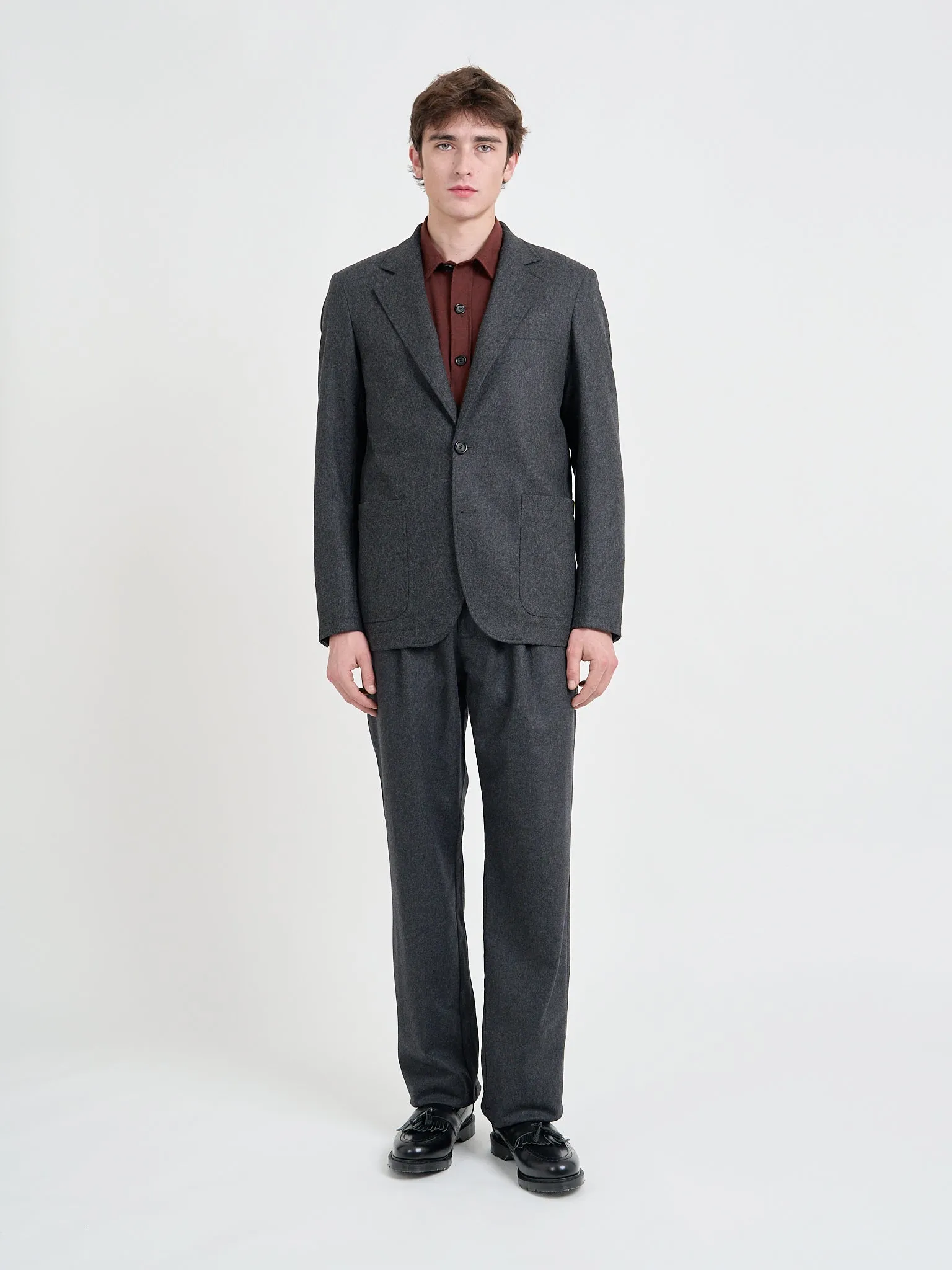 Westbury Jacket Richards Charcoal sold by Oliver Spencer product image thumbnail 2
