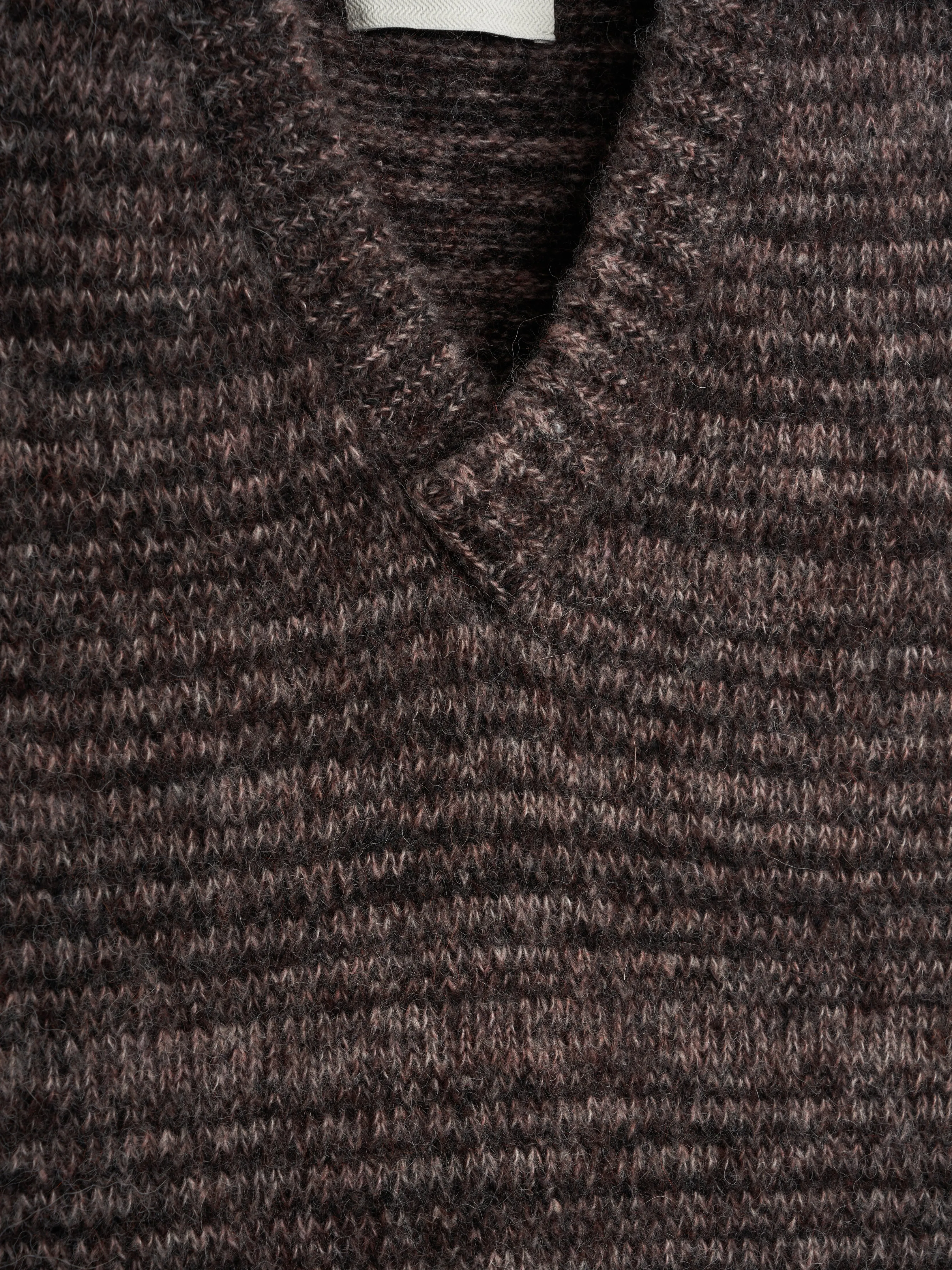 Graves V Neck Vest Stirling Black Multi sold by Oliver Spencer product image thumbnail 5