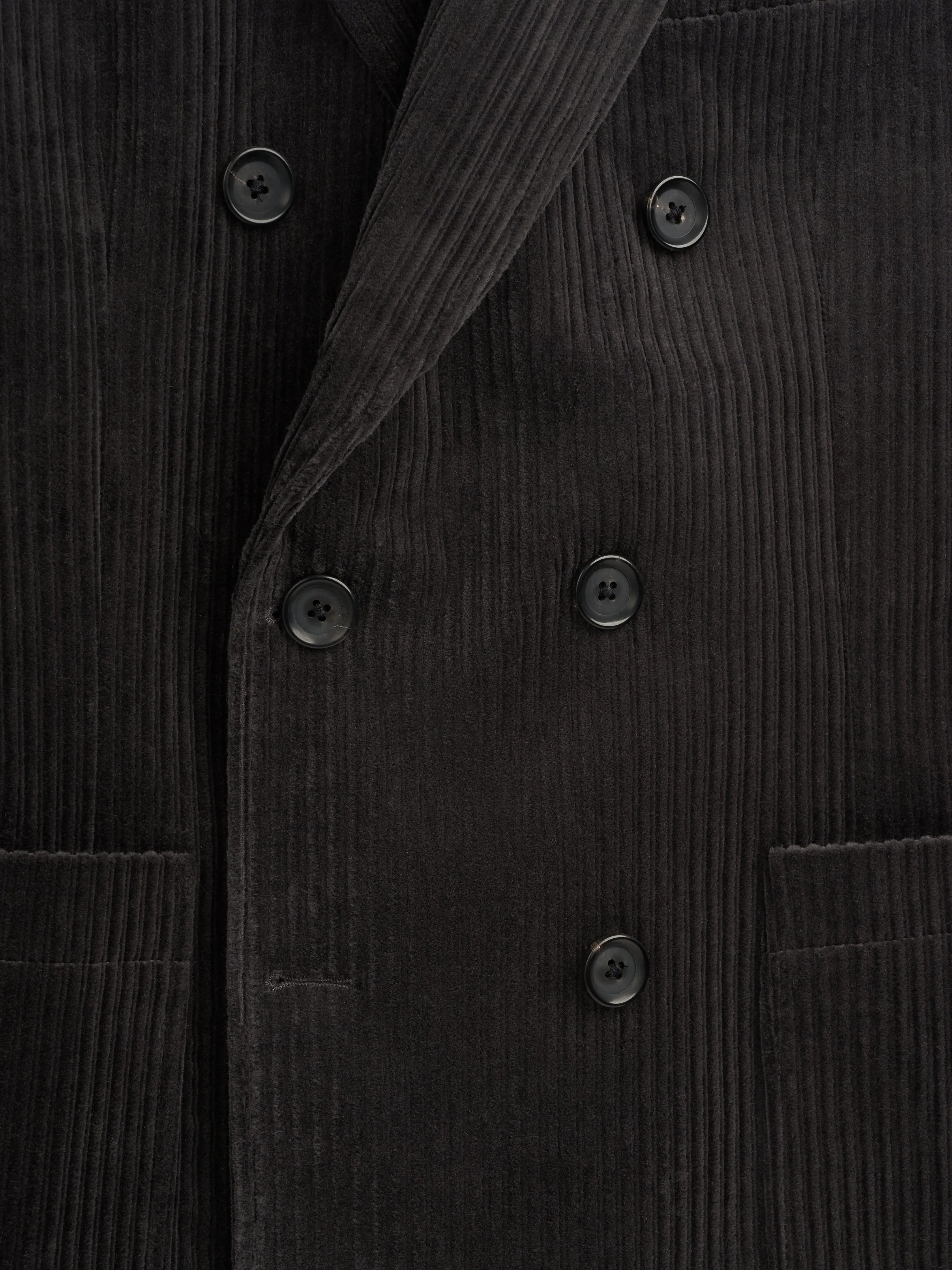 Double Breasted Jacket Deakin Cord Grey sold by Oliver Spencer product image thumbnail 5