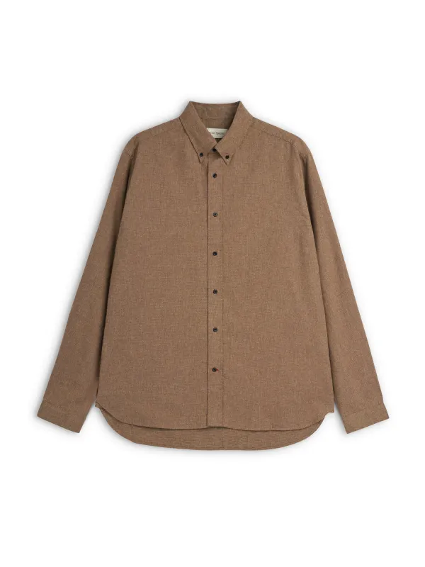 Brook Shirt Nichols Sand made by Oliver Spencer