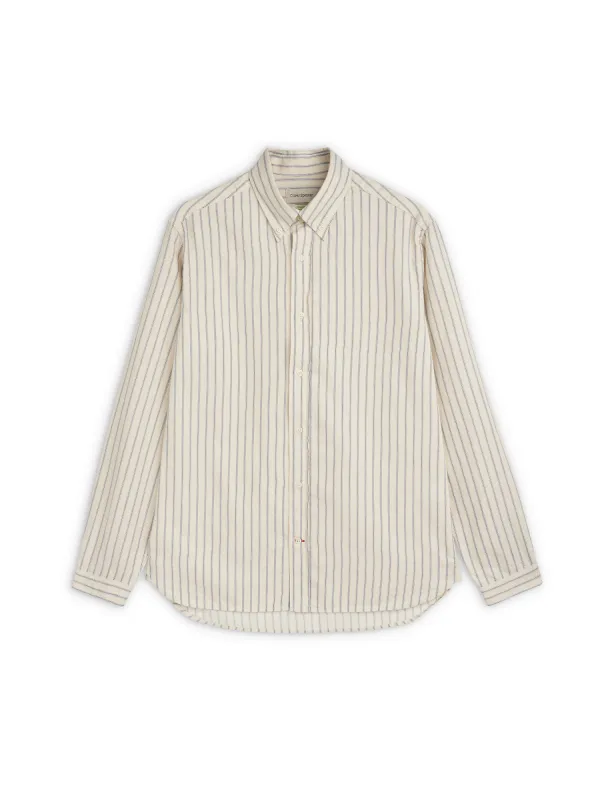 Brook Shirt Hart Cream made by Oliver Spencer