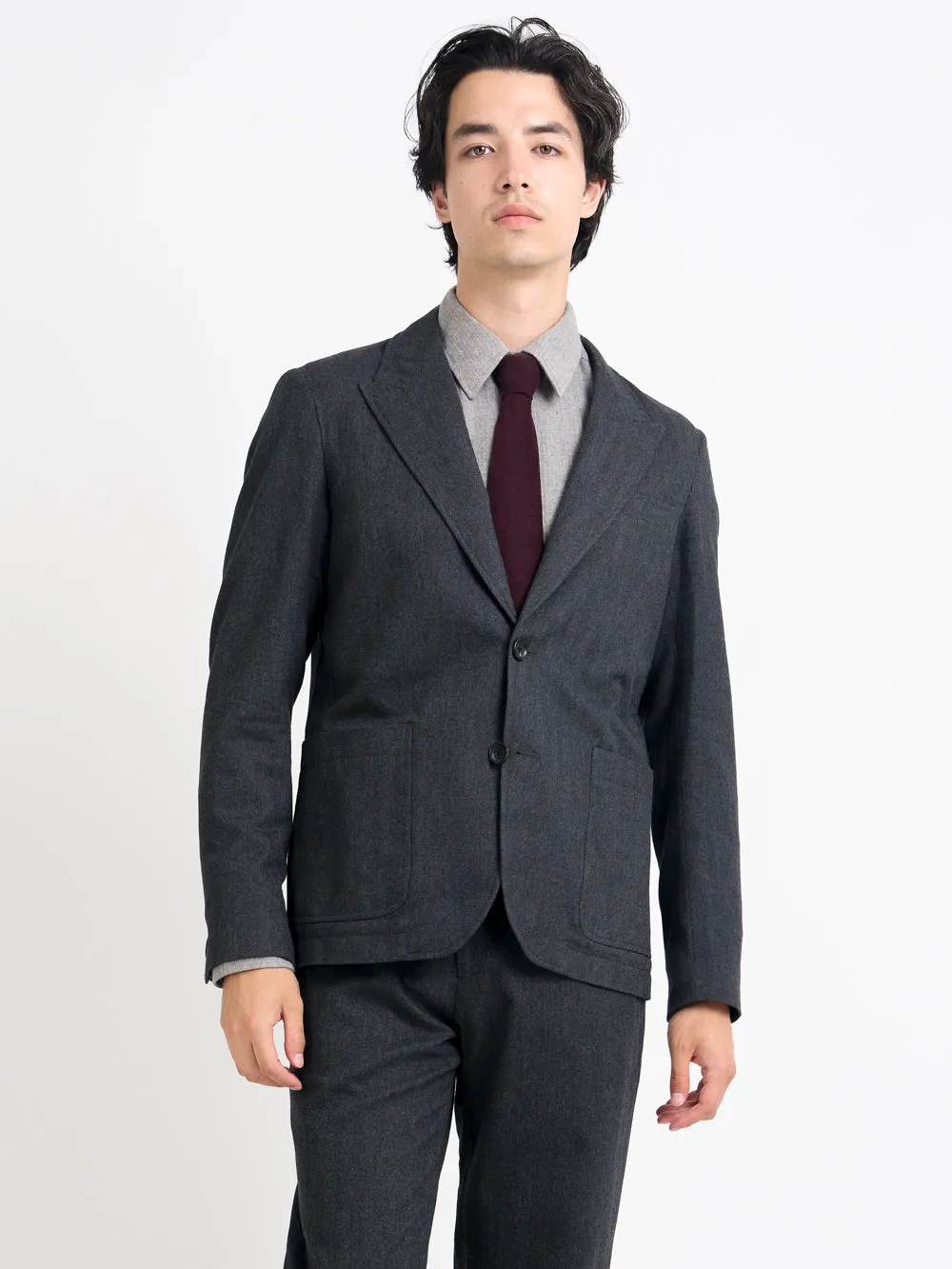 Stockbridge Charcoal Mansfield Suit sold by Oliver Spencer product image thumbnail 2