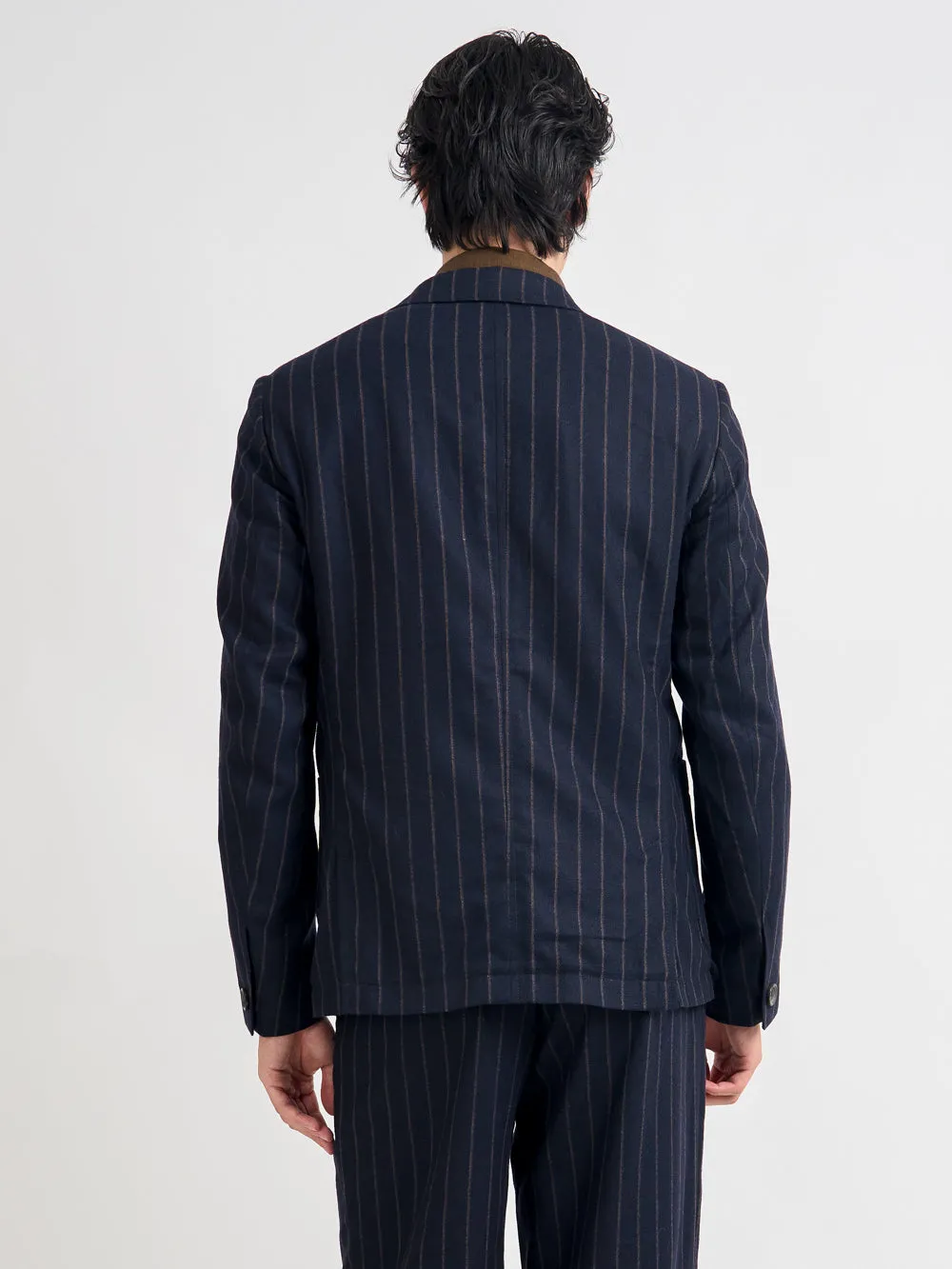 Jarman Navy Mansfield Suit sold by Oliver Spencer product image thumbnail 4