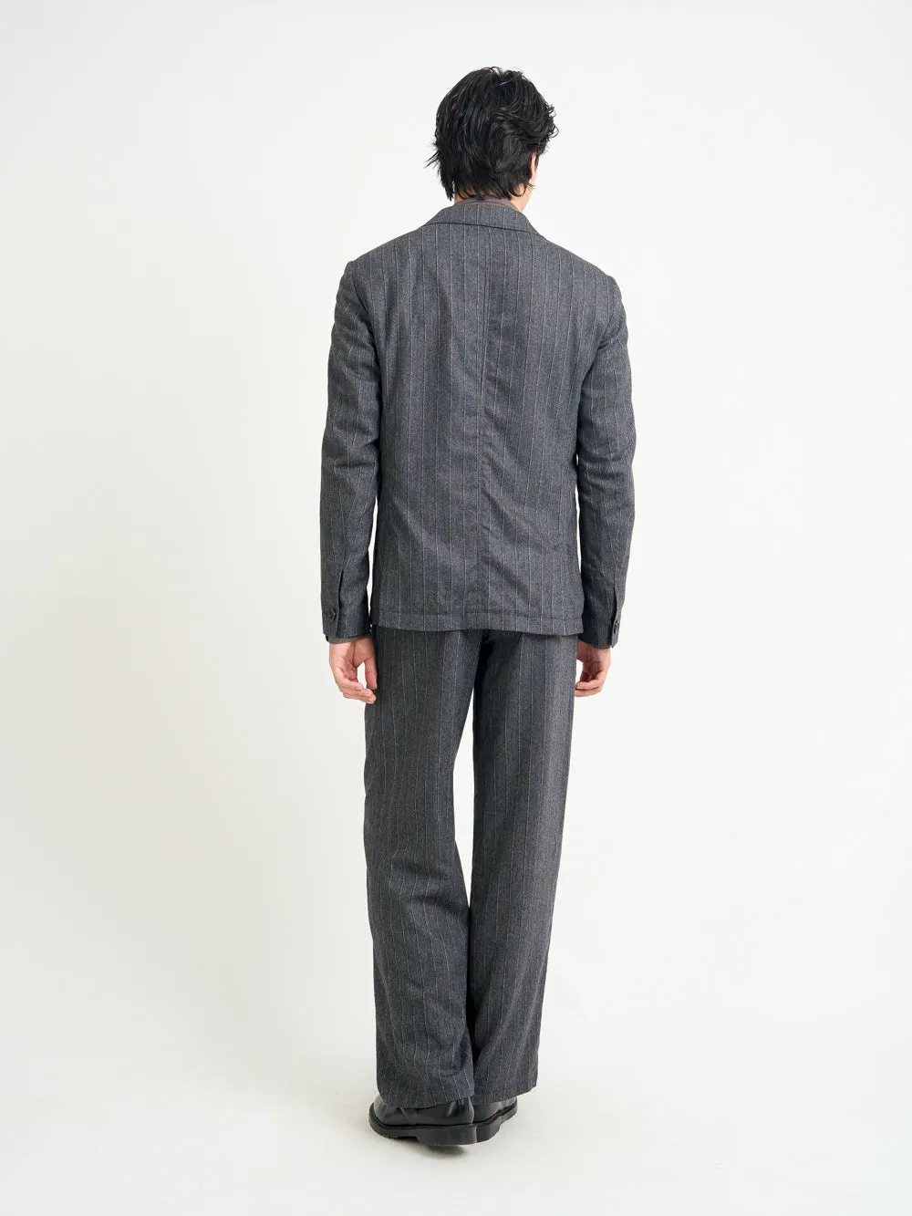 Jarman Charcoal Mansfield Suit sold by Oliver Spencer product image thumbnail 3
