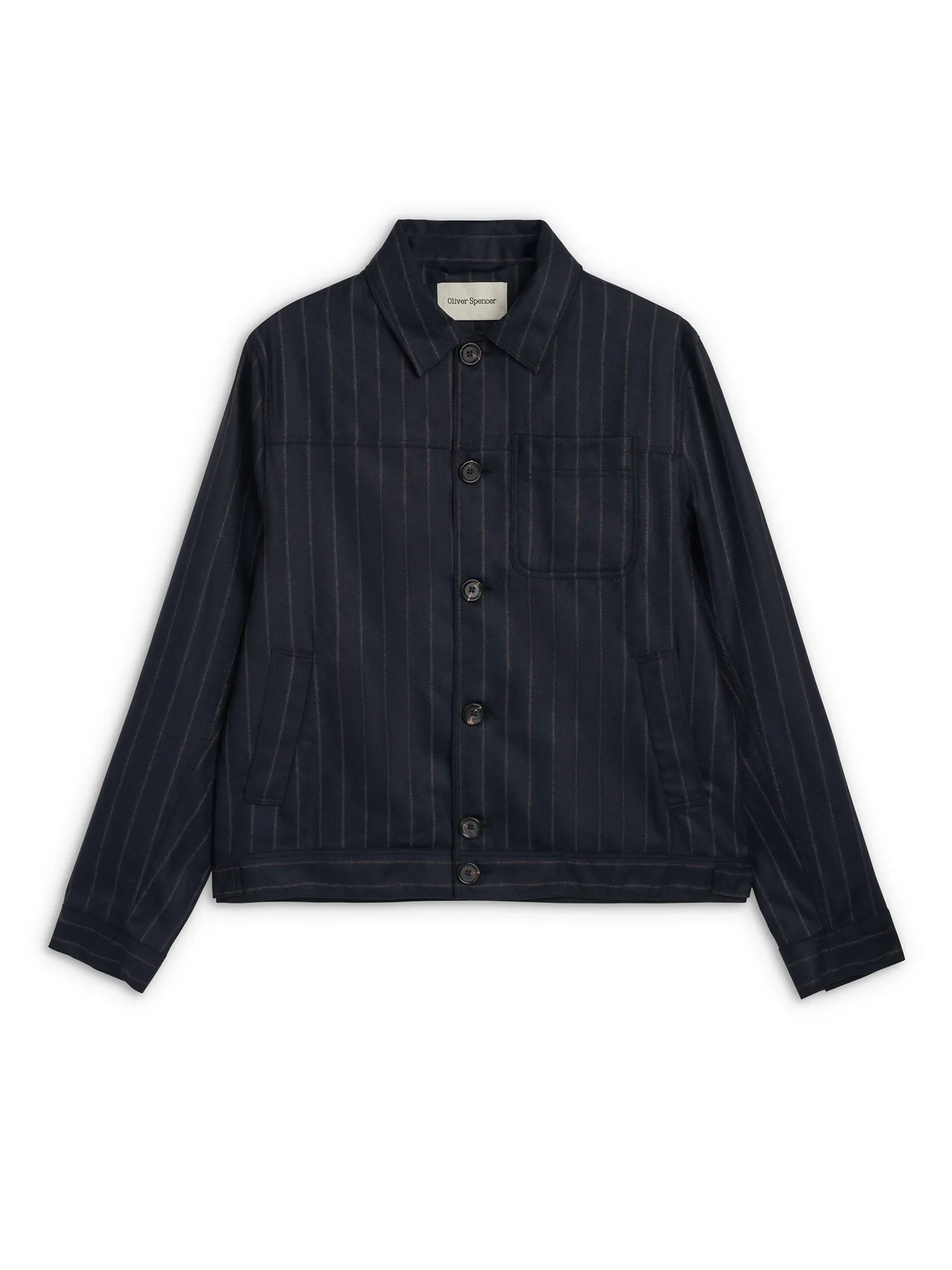 Buffalo Jacket Jarman Navy sold by Oliver Spencer