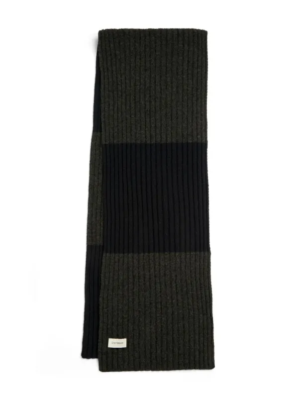 Soane Scarf Paxton Navy/Charcoal sold by Oliver Spencer