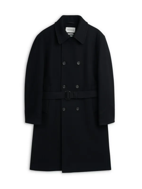Big Coat Mosedale Black sold by Oliver Spencer