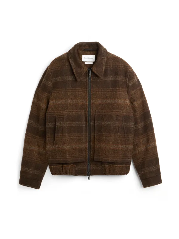 Arlington Bomber Jacket Staunton Brown sold by Oliver Spencer