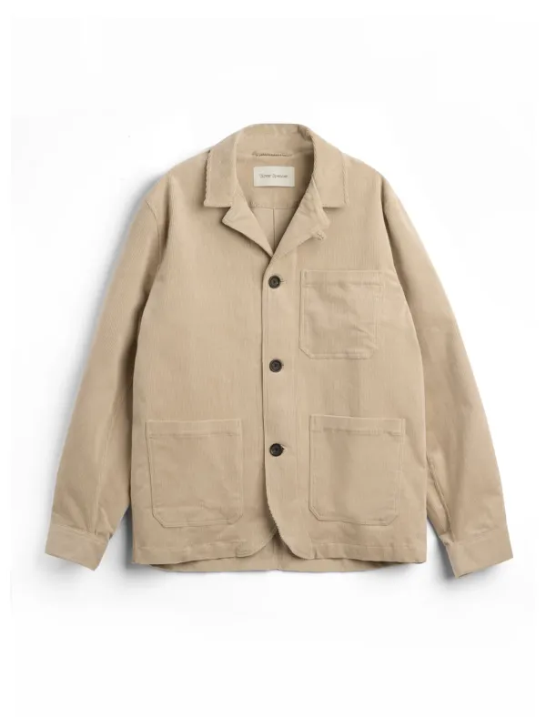 Bradwell Jacket Sibley Cord Beige sold by Oliver Spencer